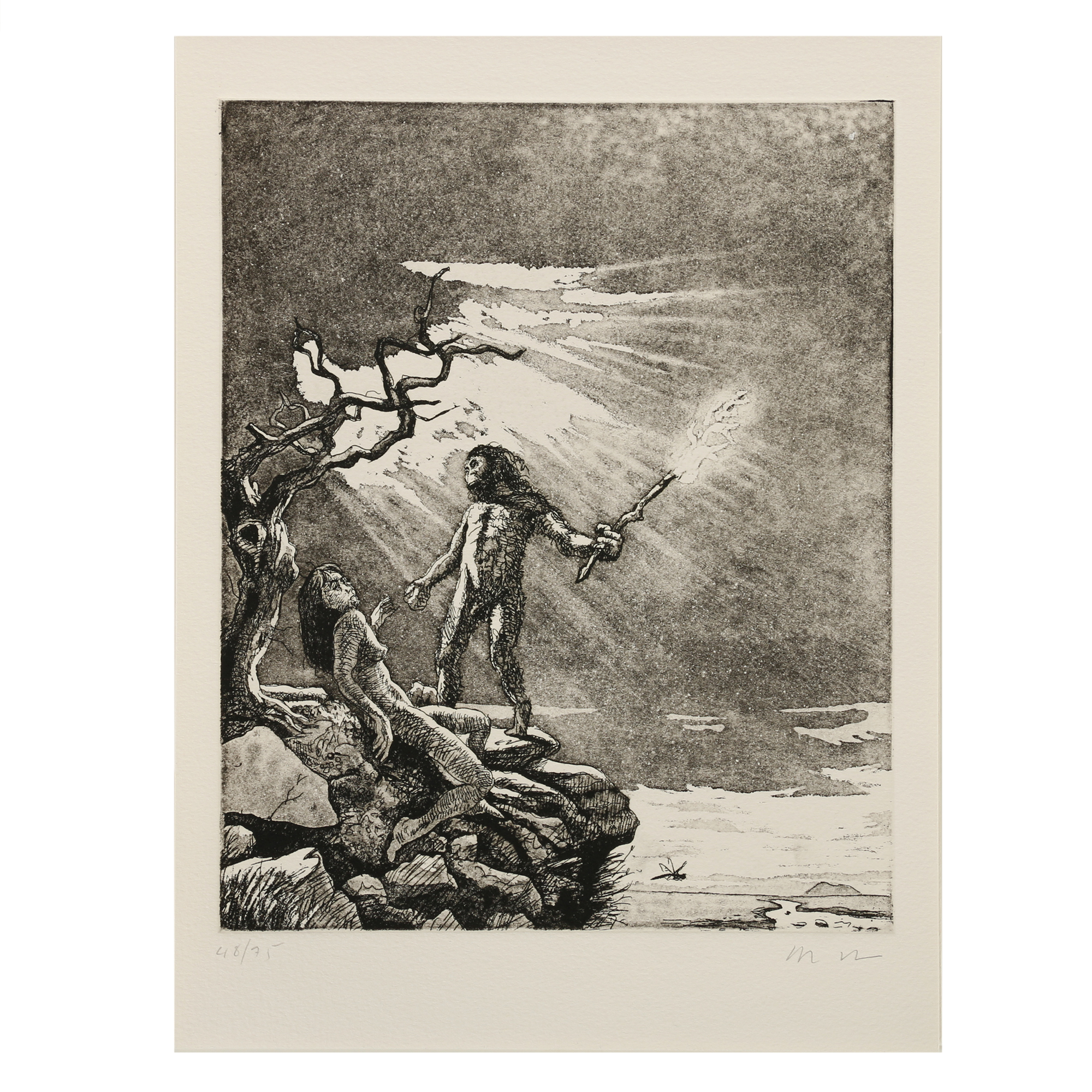 Alexis Rockman Etching "Romantic Attachments"