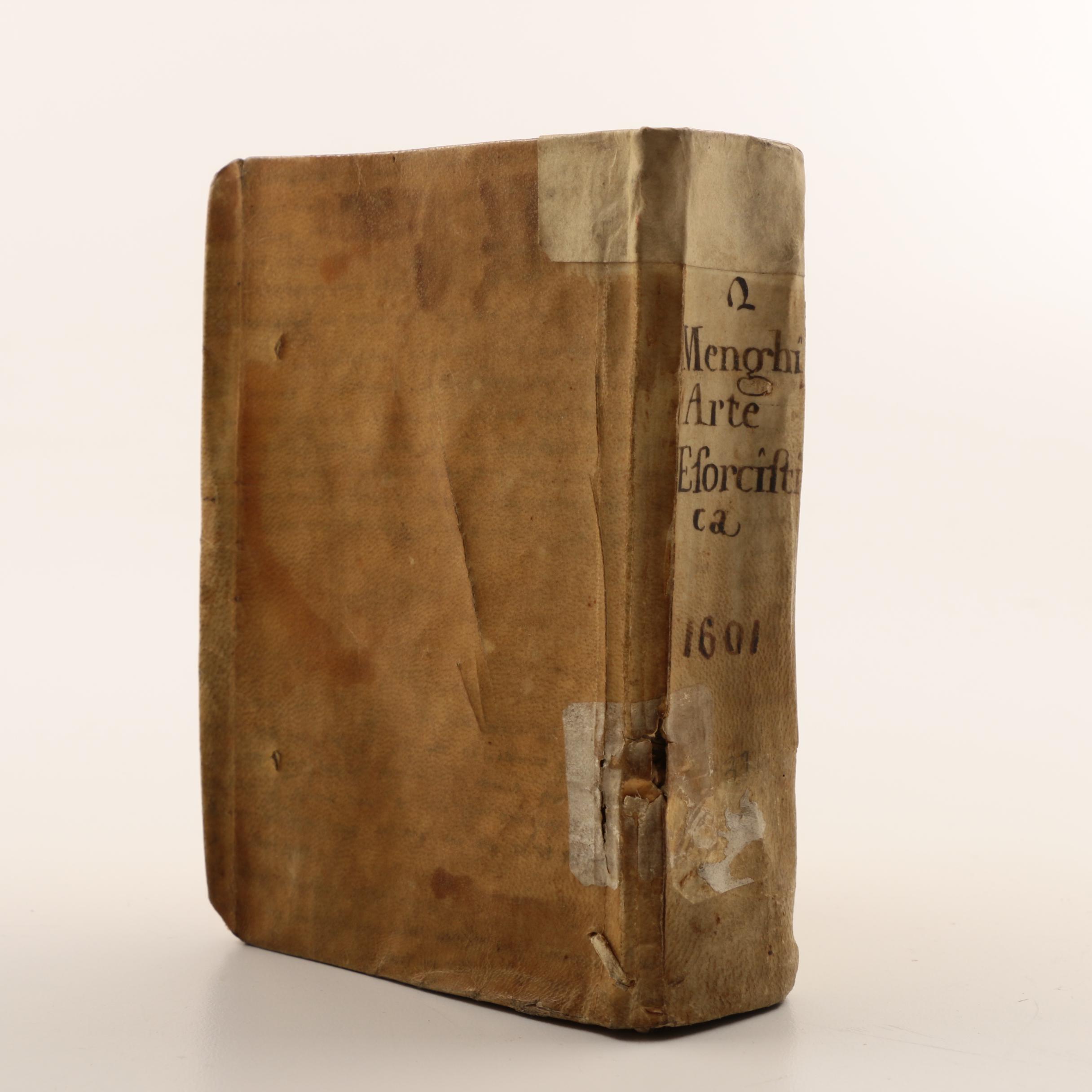 1601 "Compendio dell'Arte Essorcistica" by Girolamo Menghi