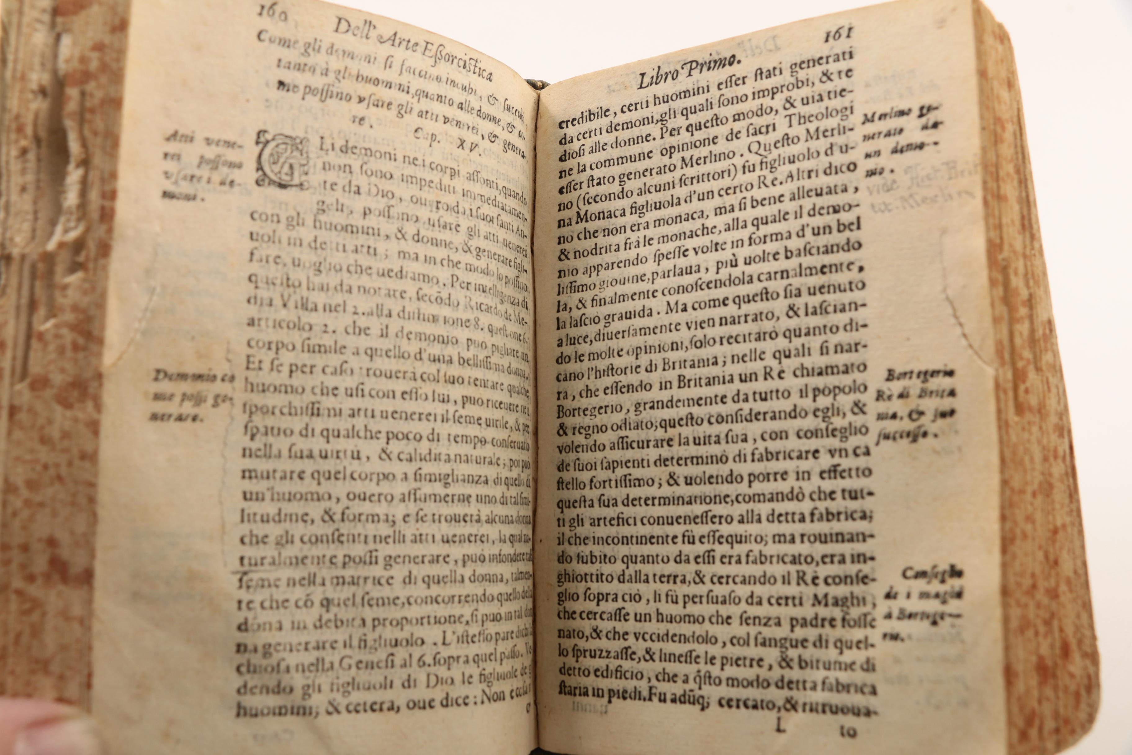 1601 "Compendio dell'Arte Essorcistica" by Girolamo Menghi