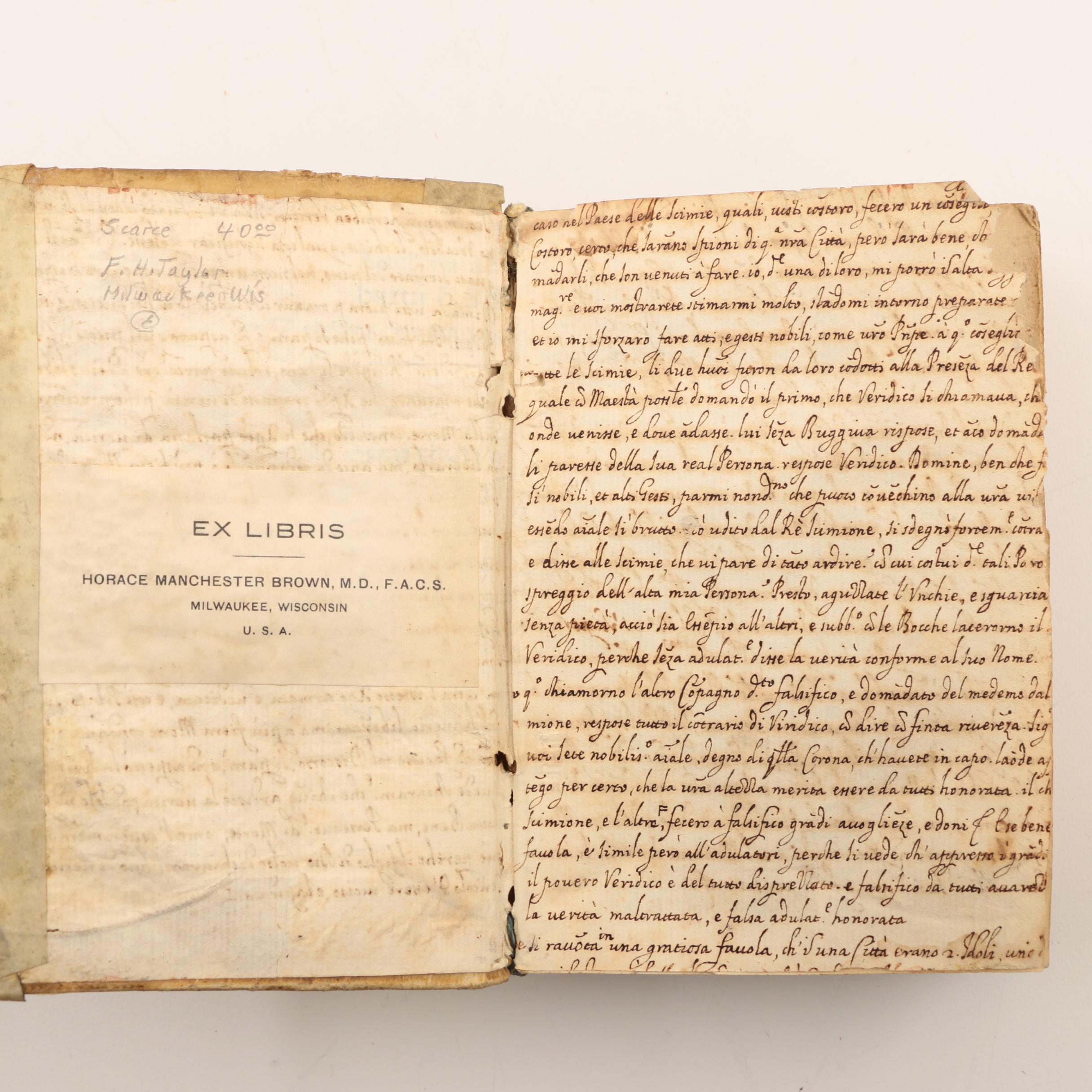 1601 "Compendio dell'Arte Essorcistica" by Girolamo Menghi