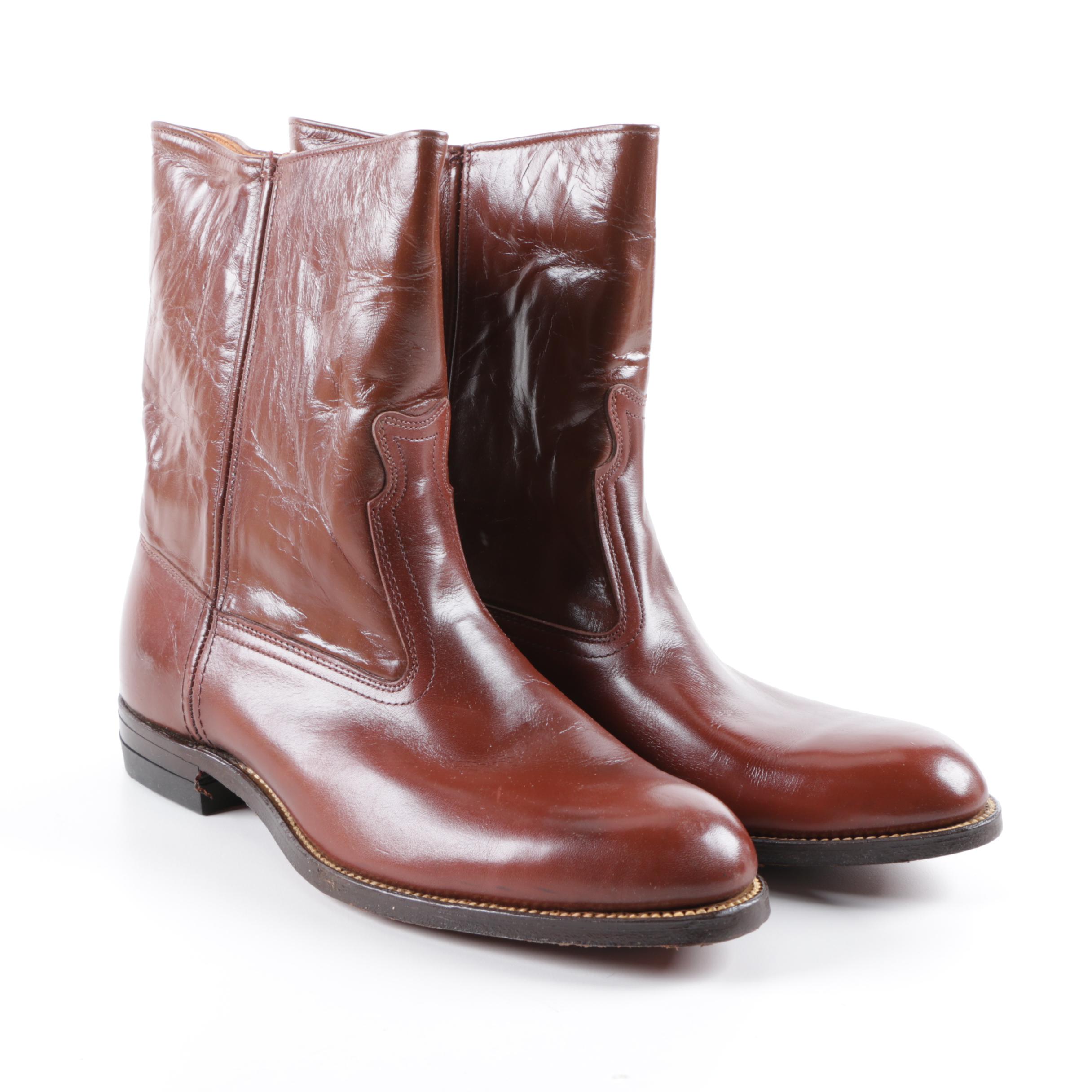 Frye Jet Boots Brown Leather Boots
