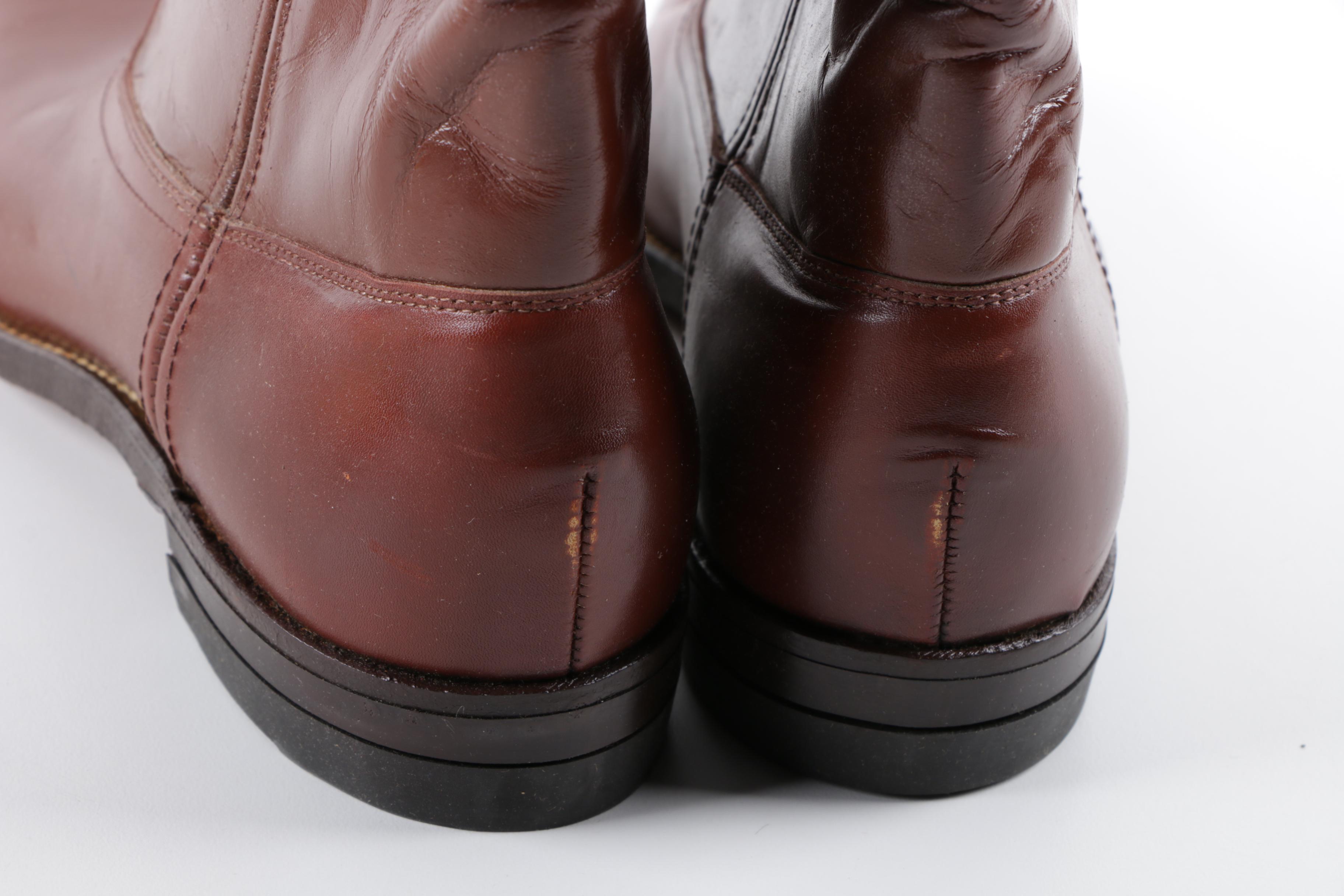 Frye Jet Boots Brown Leather Boots