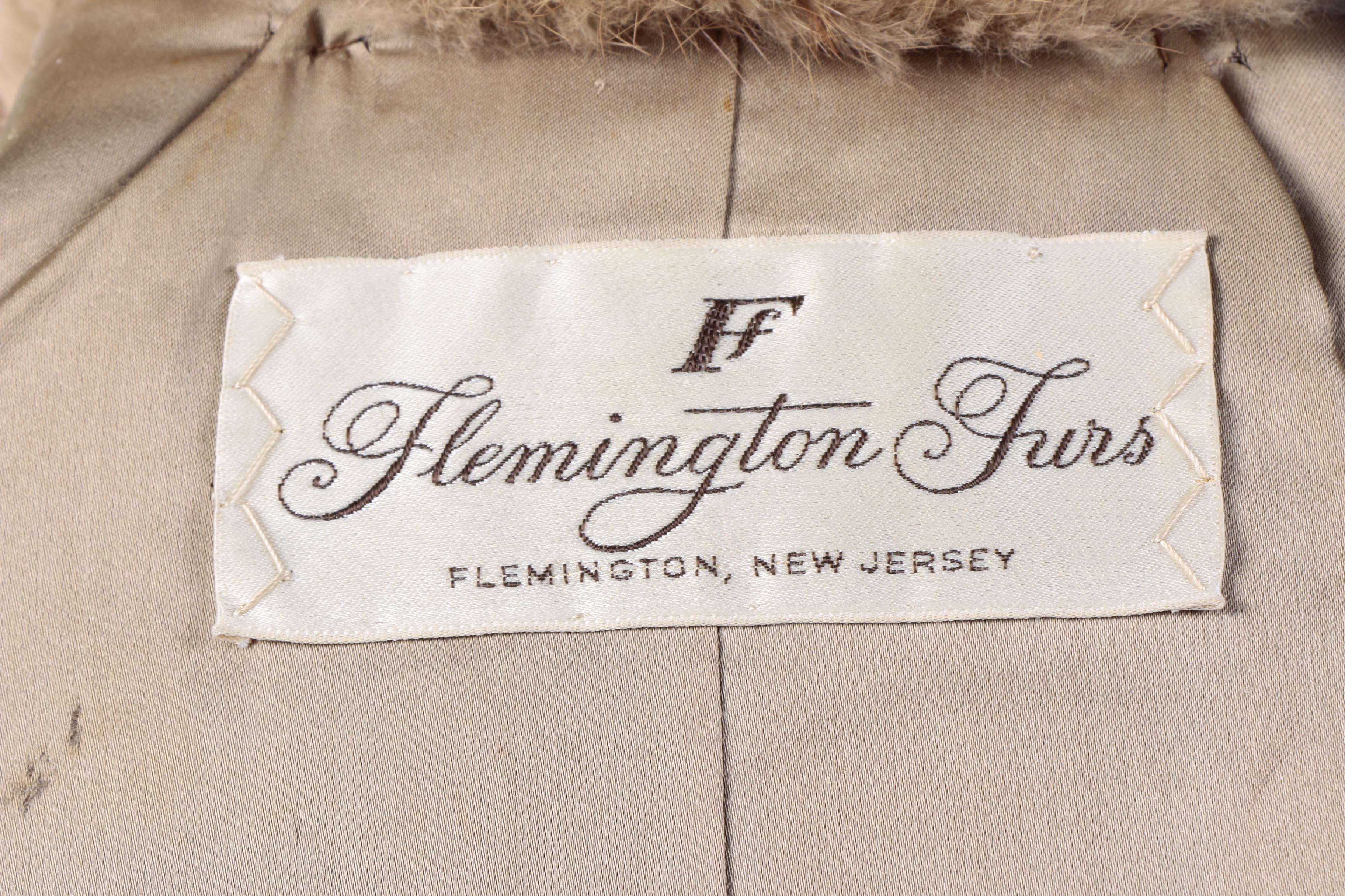 Vintage Flemington Furs of New Jersey Mink Fur Coat