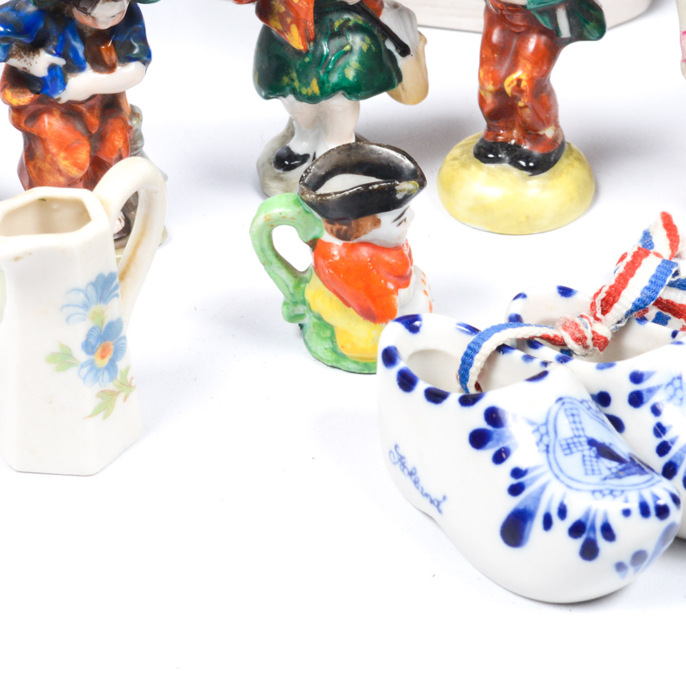 Eclectic Figurine Collection Featuring Fran Mar "Moppets"