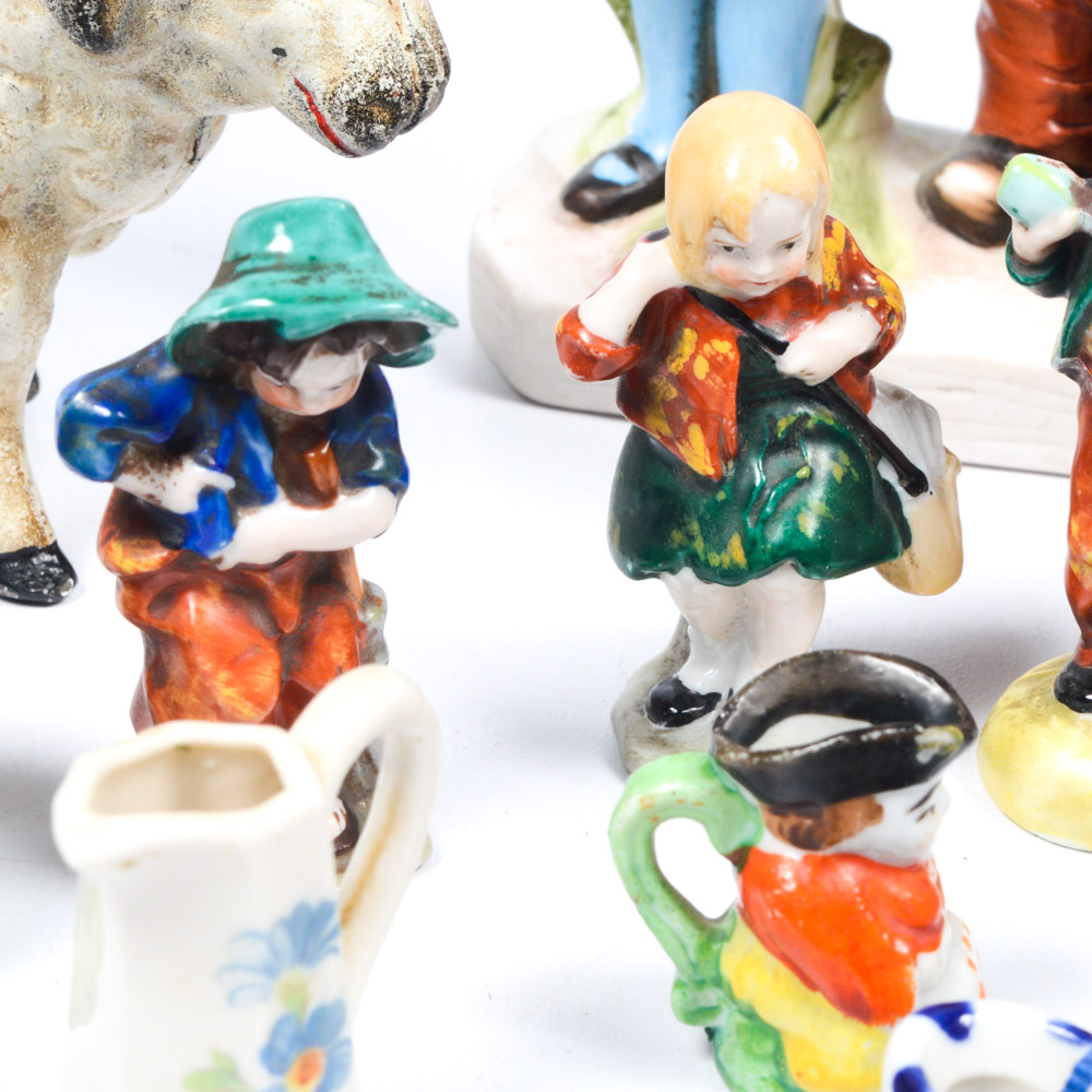 Eclectic Figurine Collection Featuring Fran Mar "Moppets"