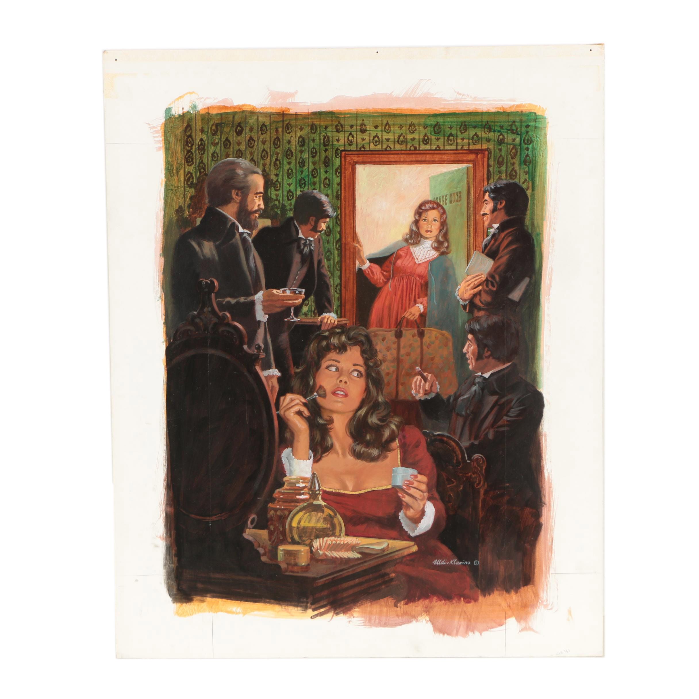 Uldis Klavins Acrylic Painting