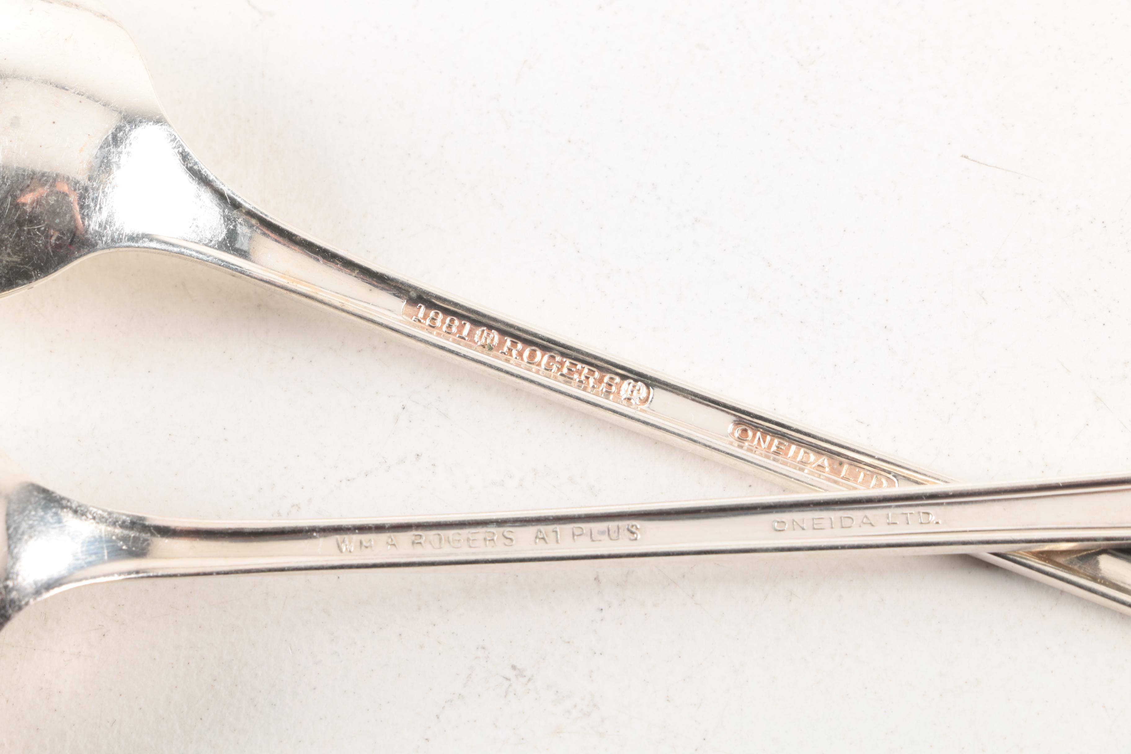 Gorham "Winthrop" Cocktail Forks and Other American Silver Plate