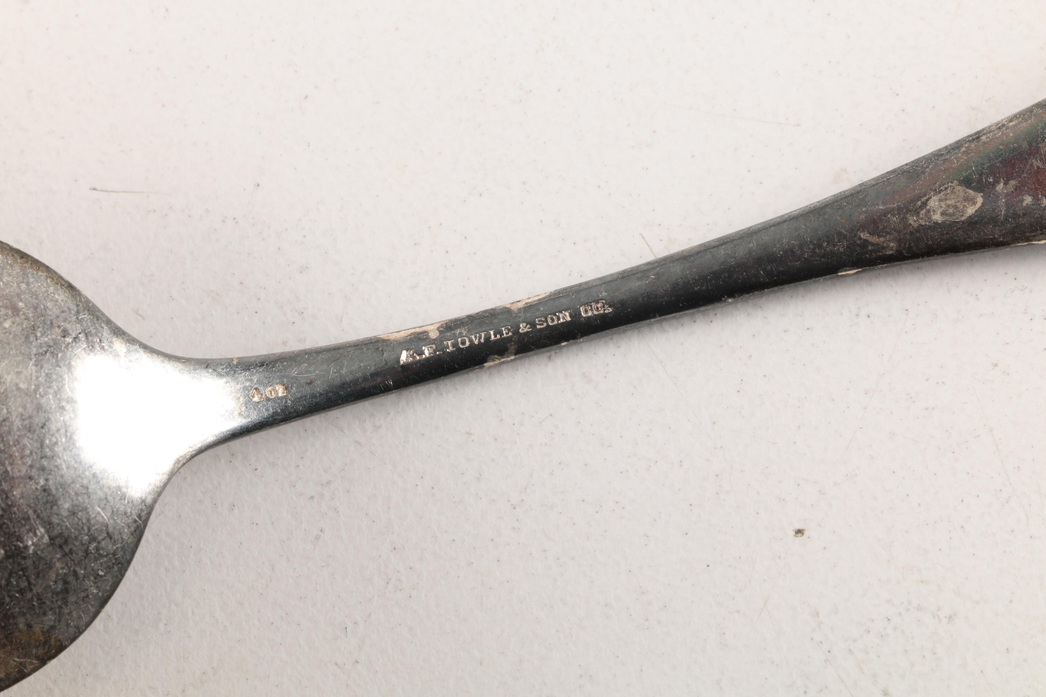 Gorham "Winthrop" Cocktail Forks and Other American Silver Plate