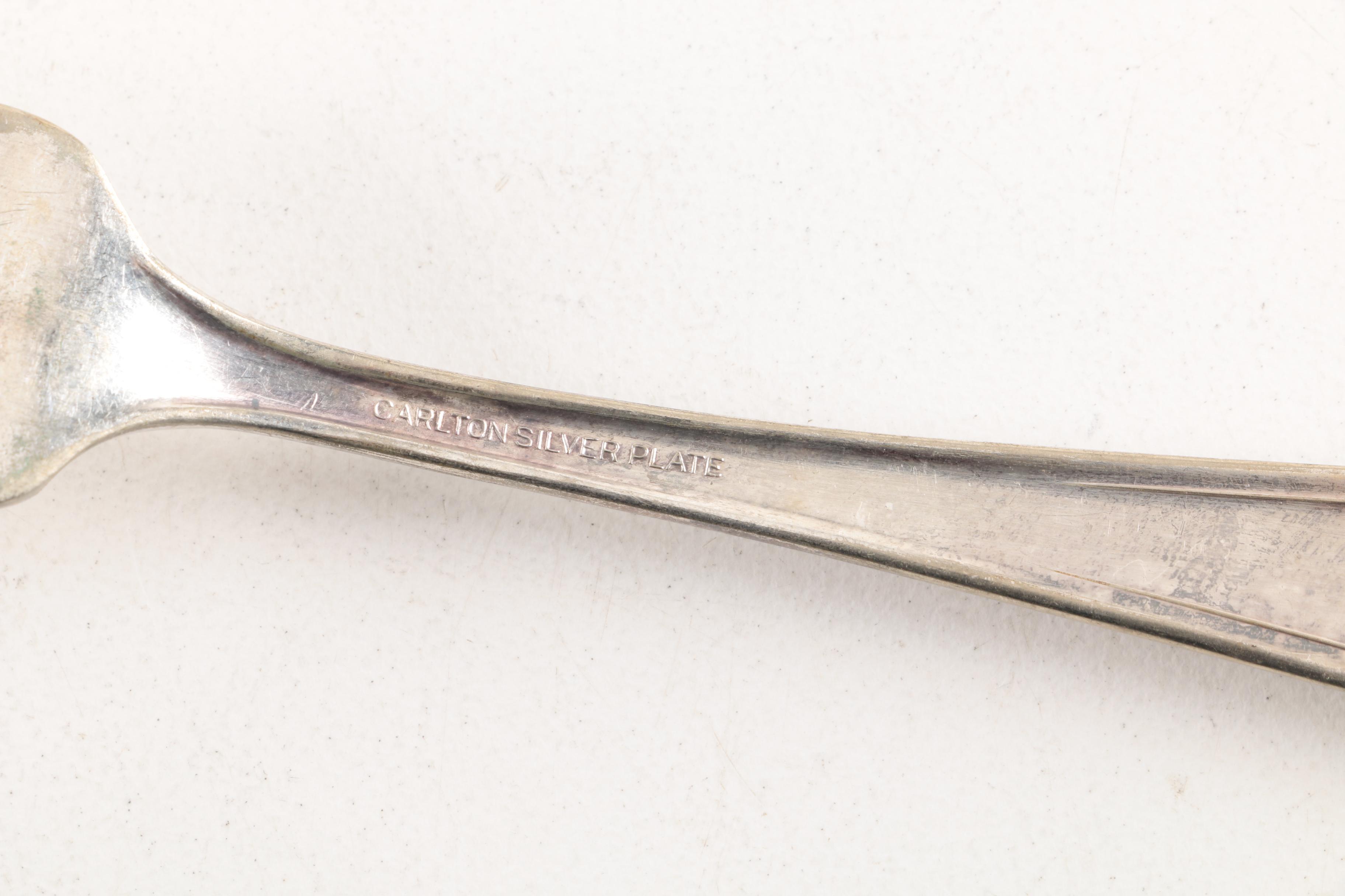 Gorham "Winthrop" Cocktail Forks and Other American Silver Plate