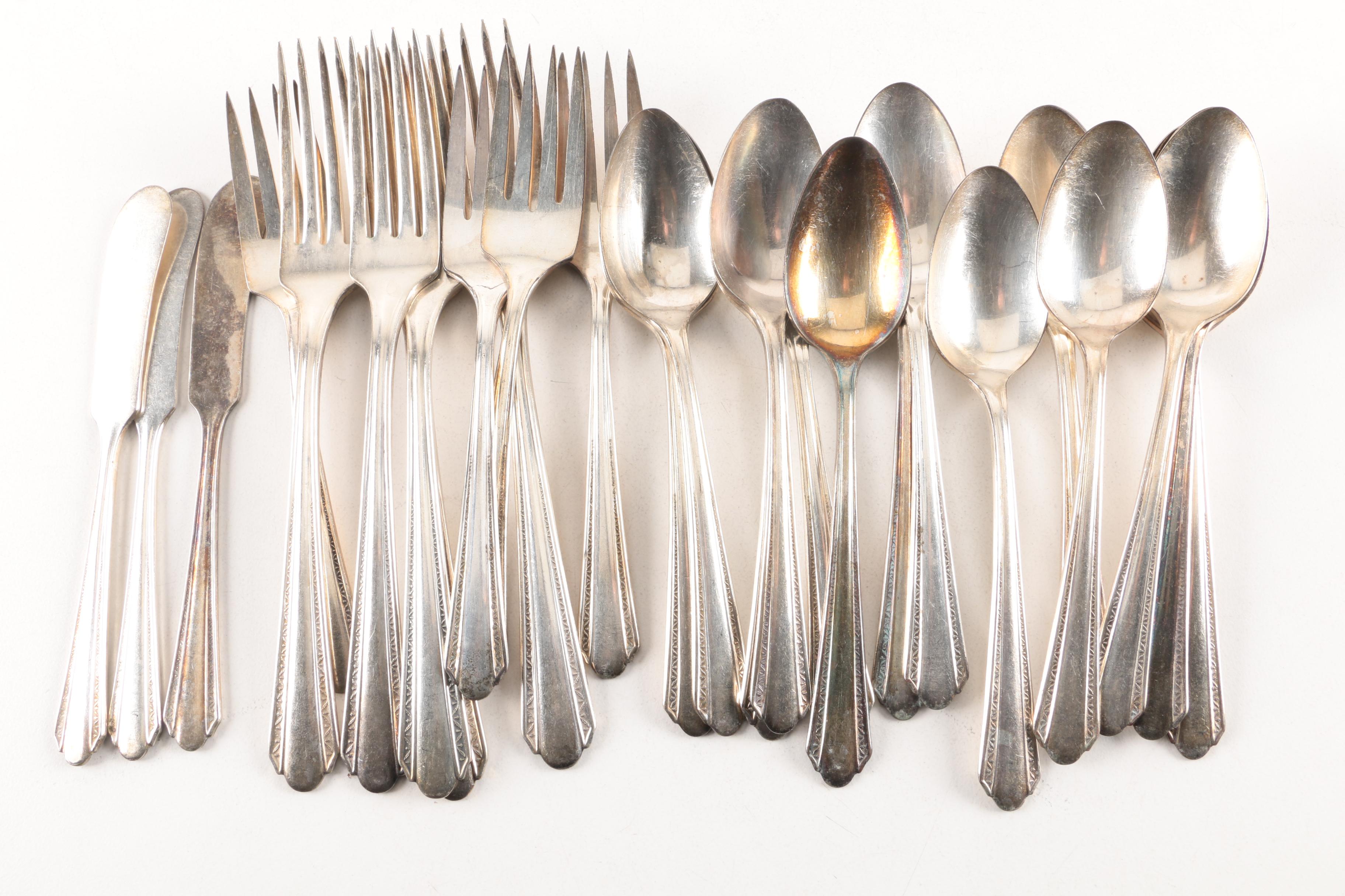 Gorham "Winthrop" Cocktail Forks and Other American Silver Plate