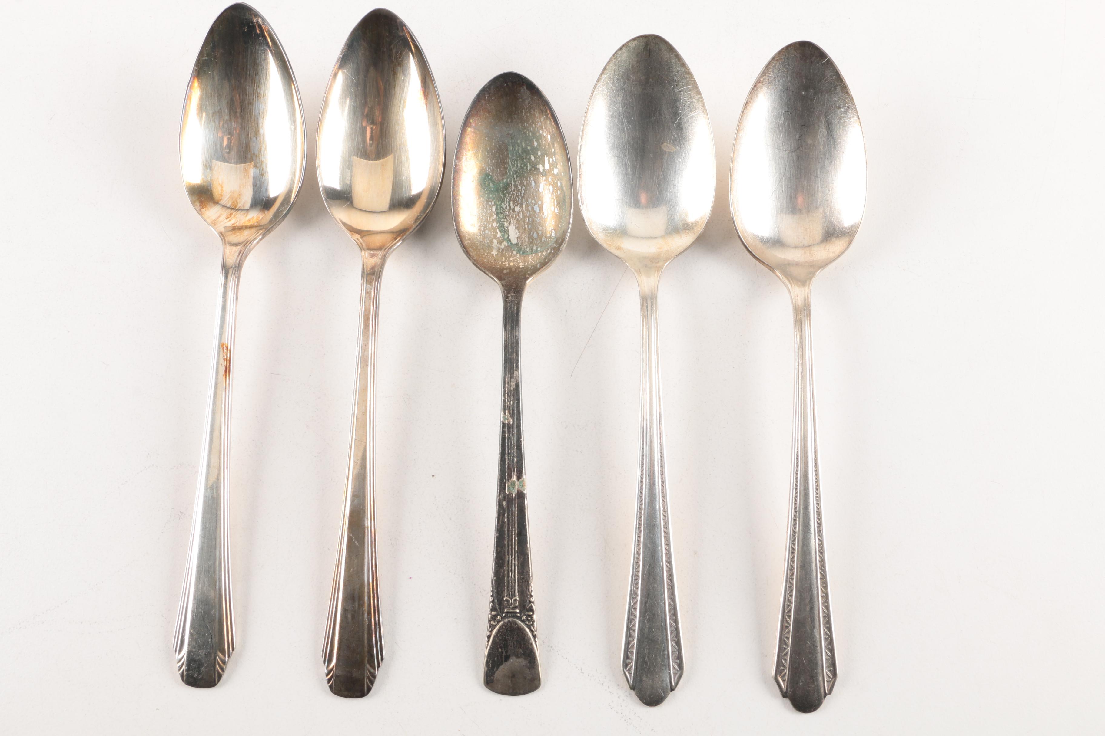 Gorham "Winthrop" Cocktail Forks and Other American Silver Plate