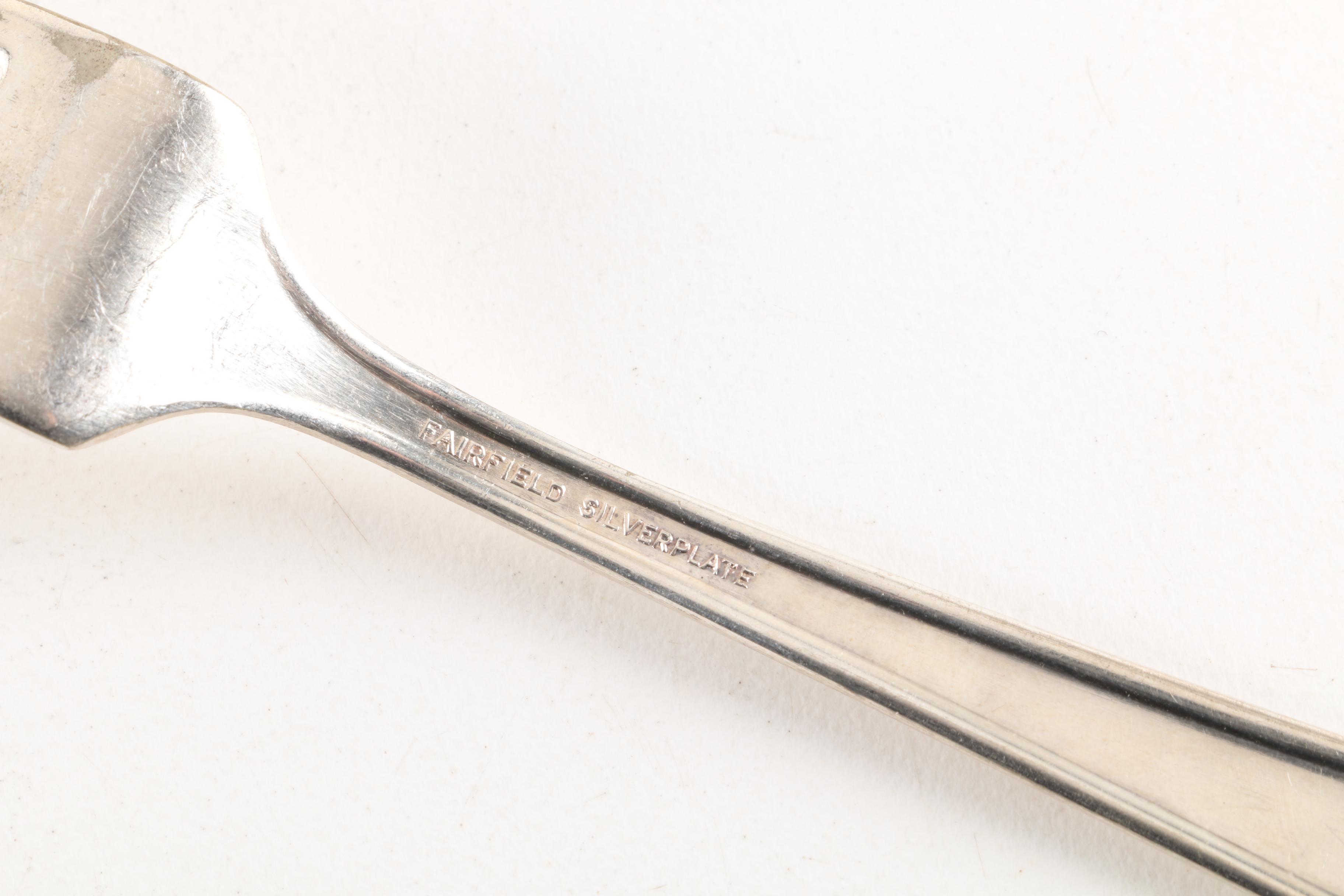 Gorham "Winthrop" Cocktail Forks and Other American Silver Plate