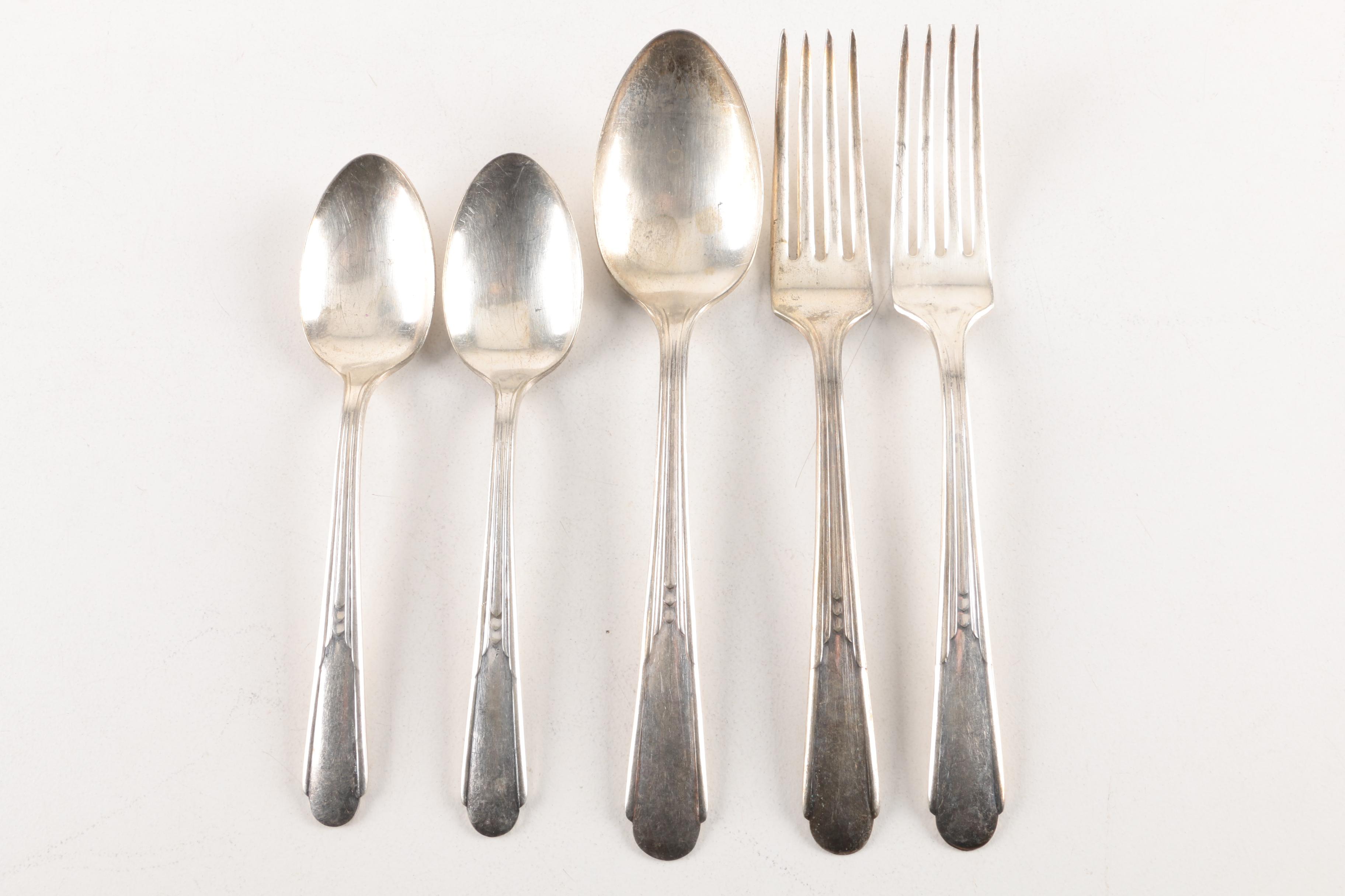Gorham "Winthrop" Cocktail Forks and Other American Silver Plate