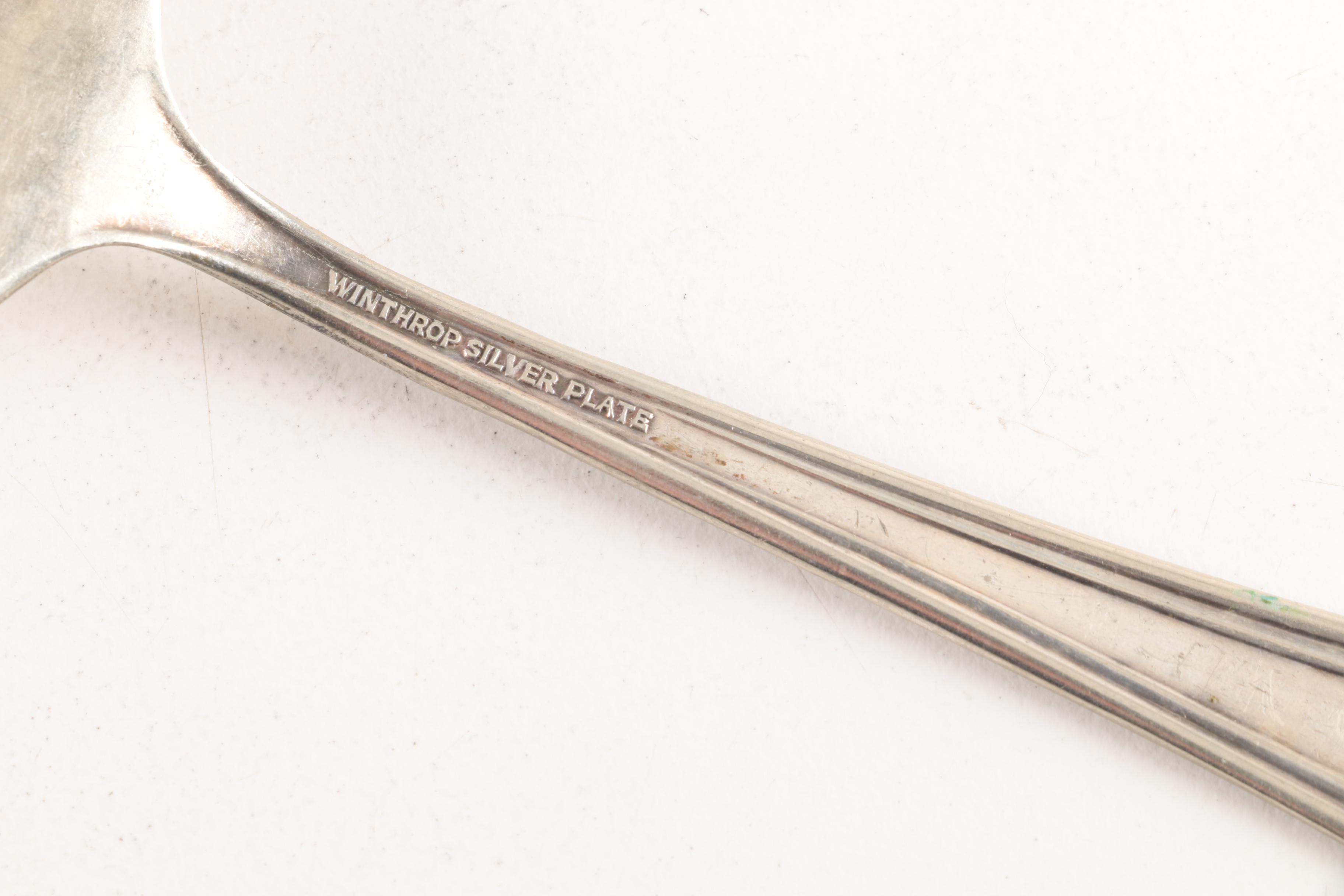 Gorham "Winthrop" Cocktail Forks and Other American Silver Plate