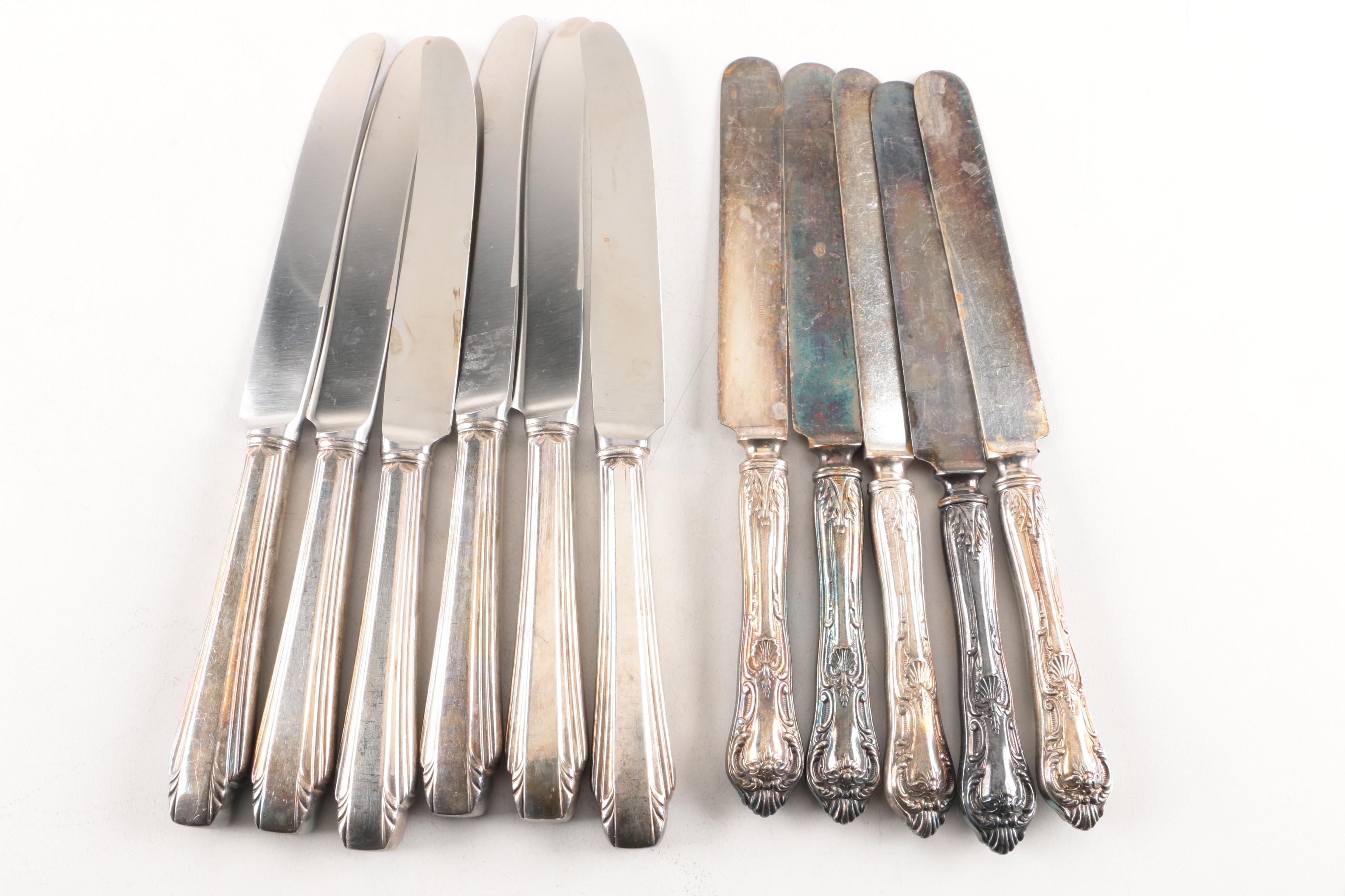 Gorham "Winthrop" Cocktail Forks and Other American Silver Plate