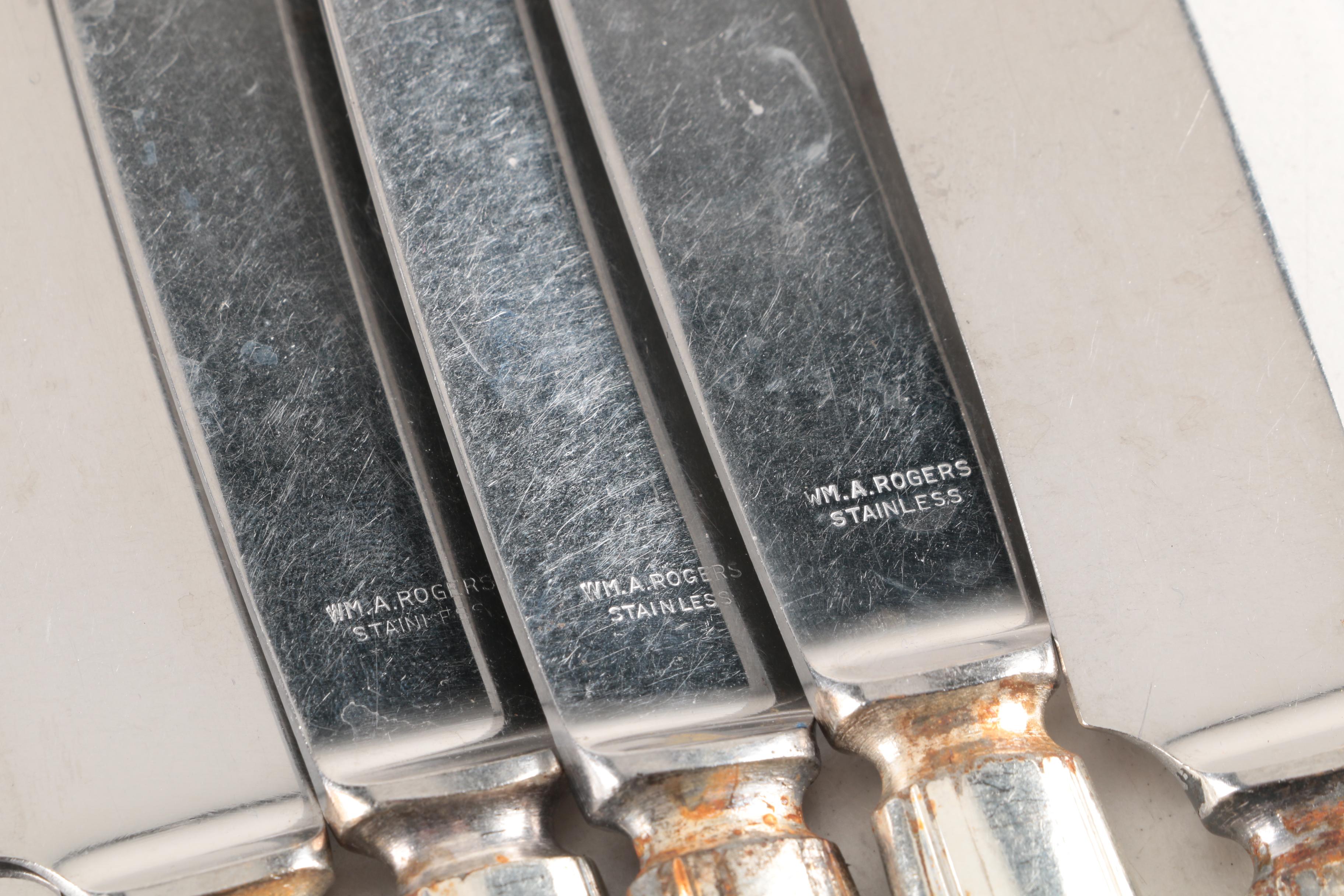 Gorham "Winthrop" Cocktail Forks and Other American Silver Plate