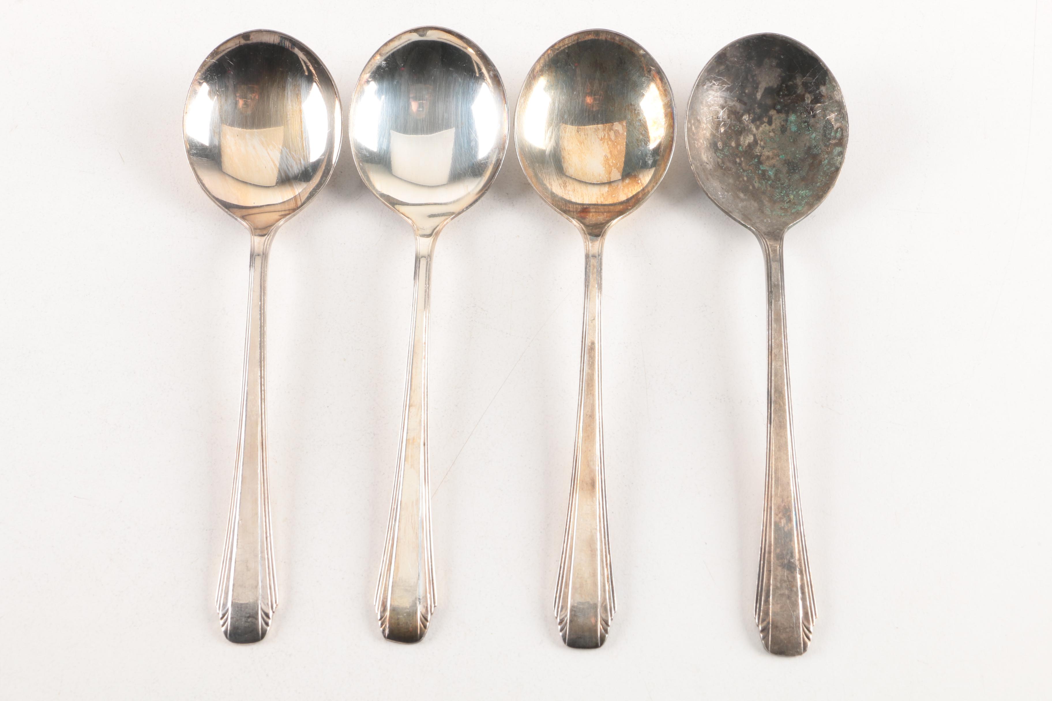 Gorham "Winthrop" Cocktail Forks and Other American Silver Plate