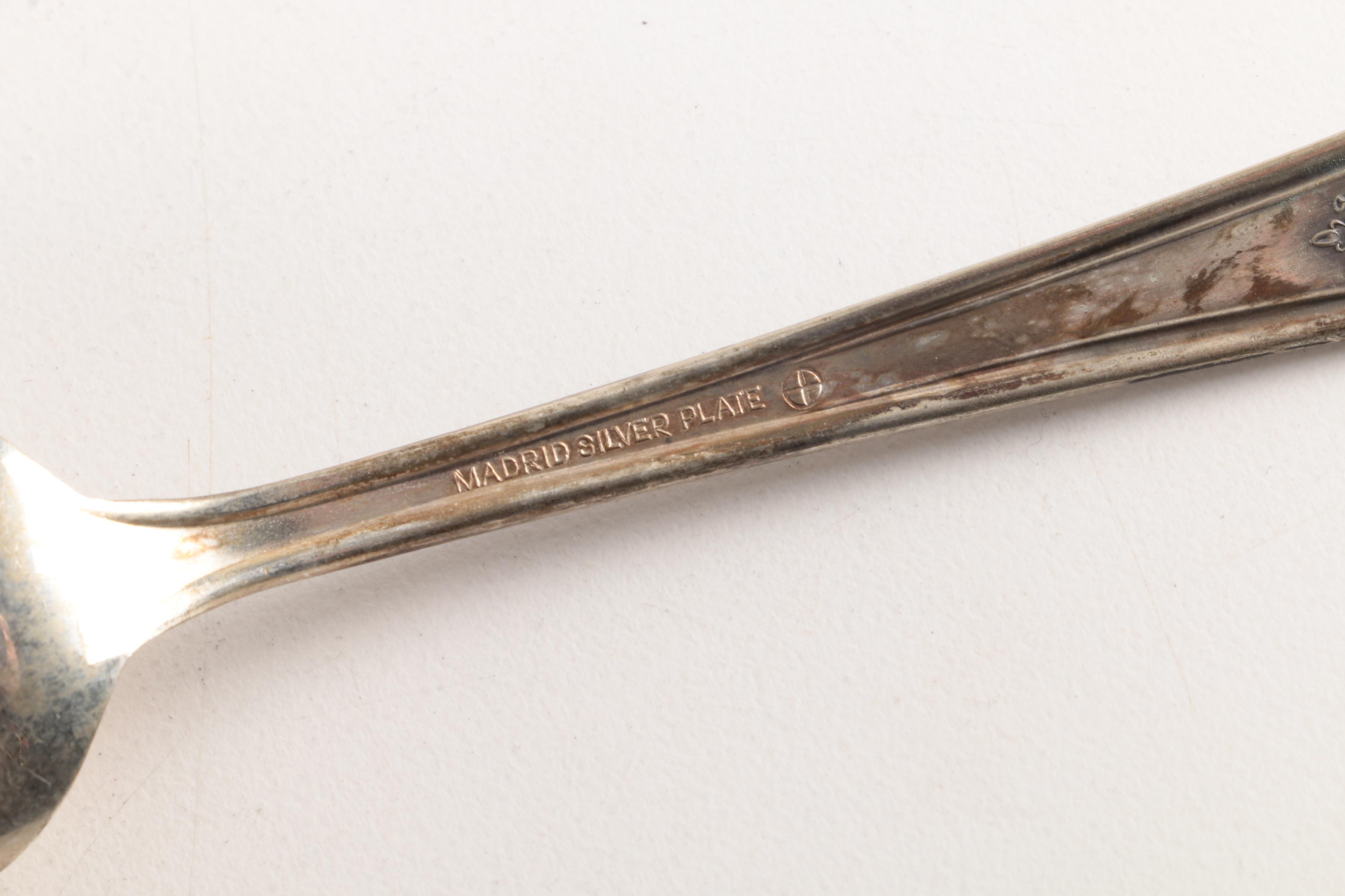 Gorham "Winthrop" Cocktail Forks and Other American Silver Plate