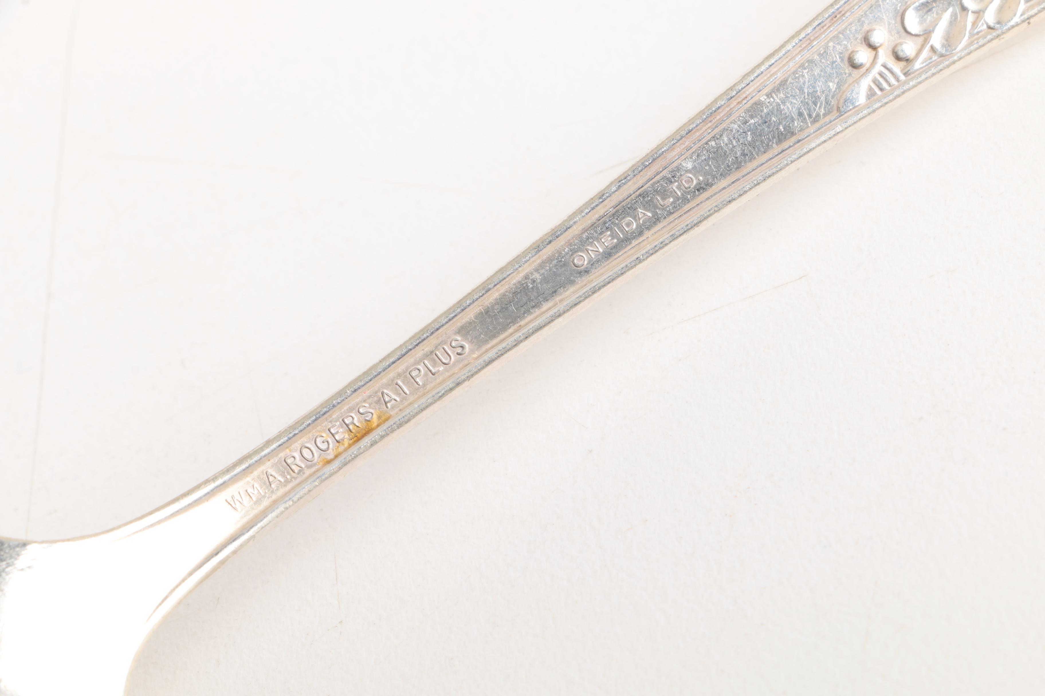 Gorham "Winthrop" Cocktail Forks and Other American Silver Plate