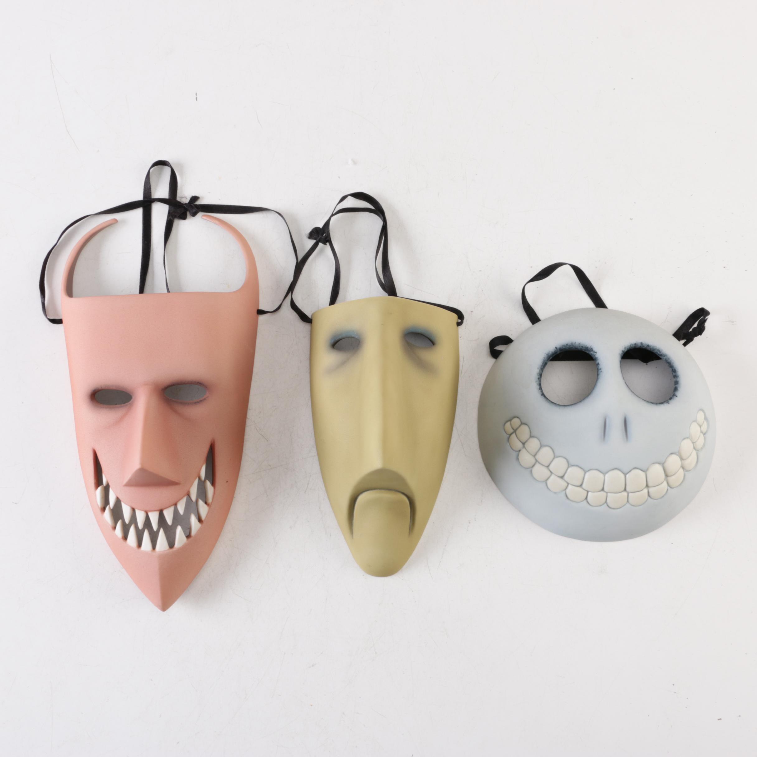 "The Nightmare Before Christmas" Lock, Shock and Barrel Masks