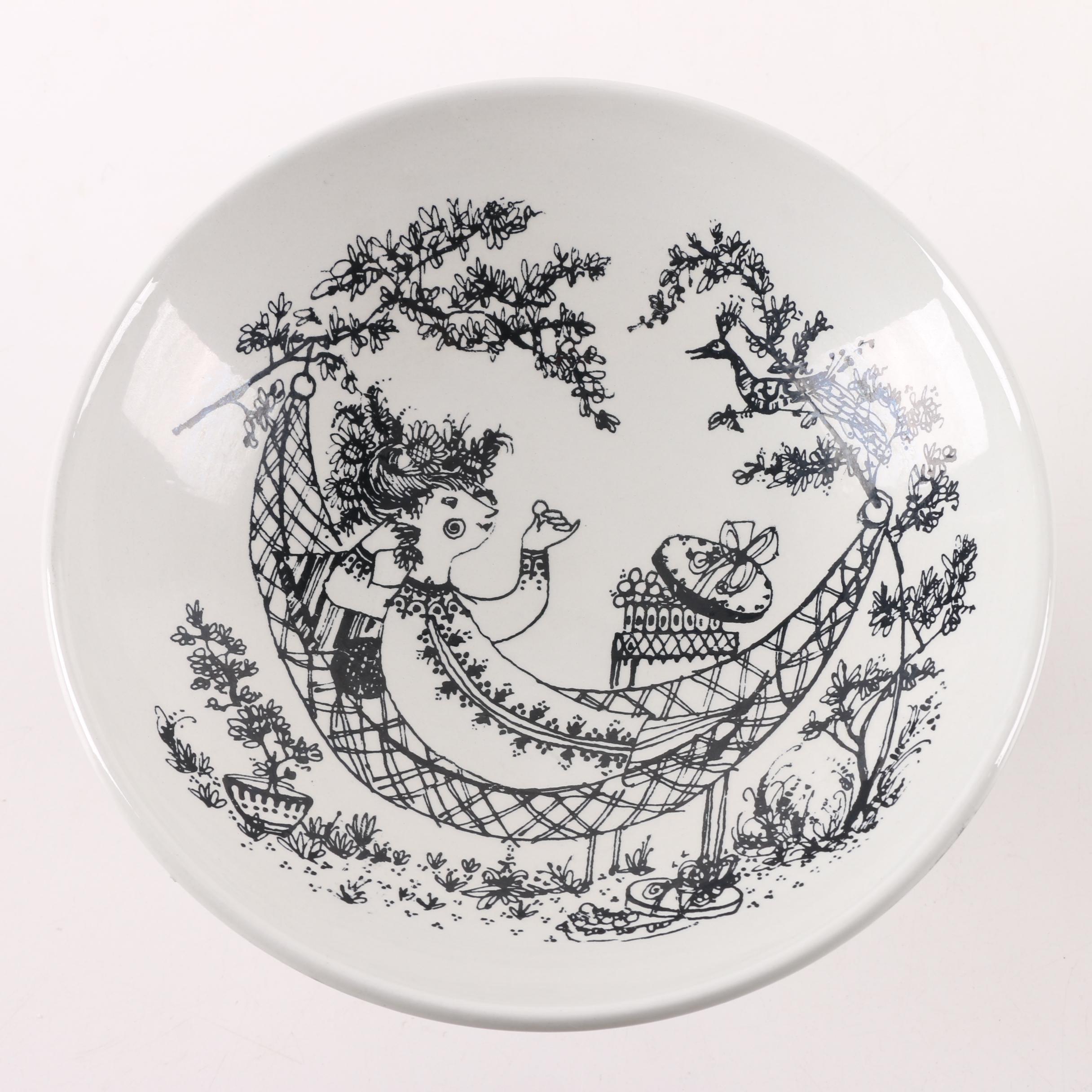 Bjørn Wiinblad "Pralinè" Ceramic Compote for Nymolle