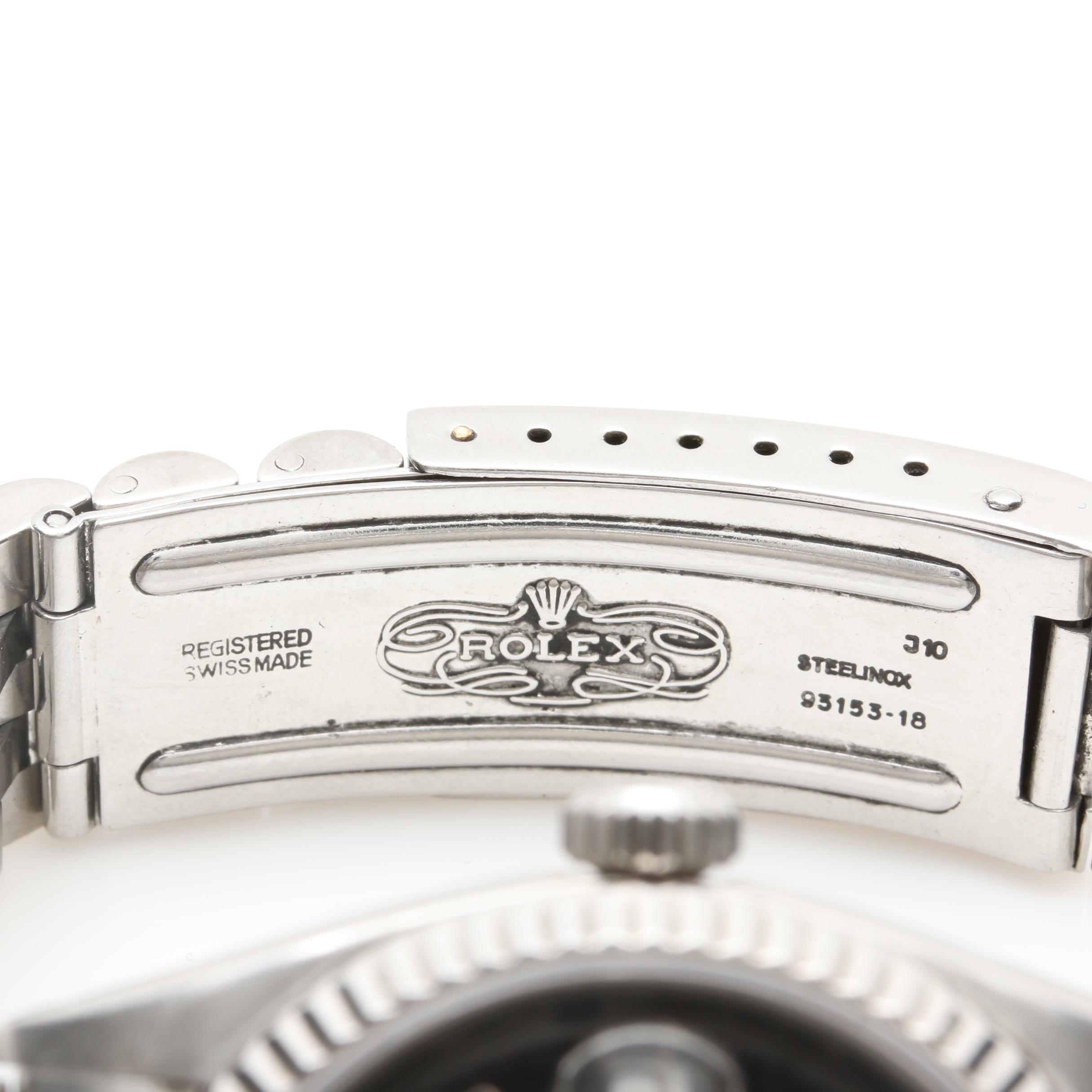 Rolex Datejust Oyster Perpetual Diamond Watch