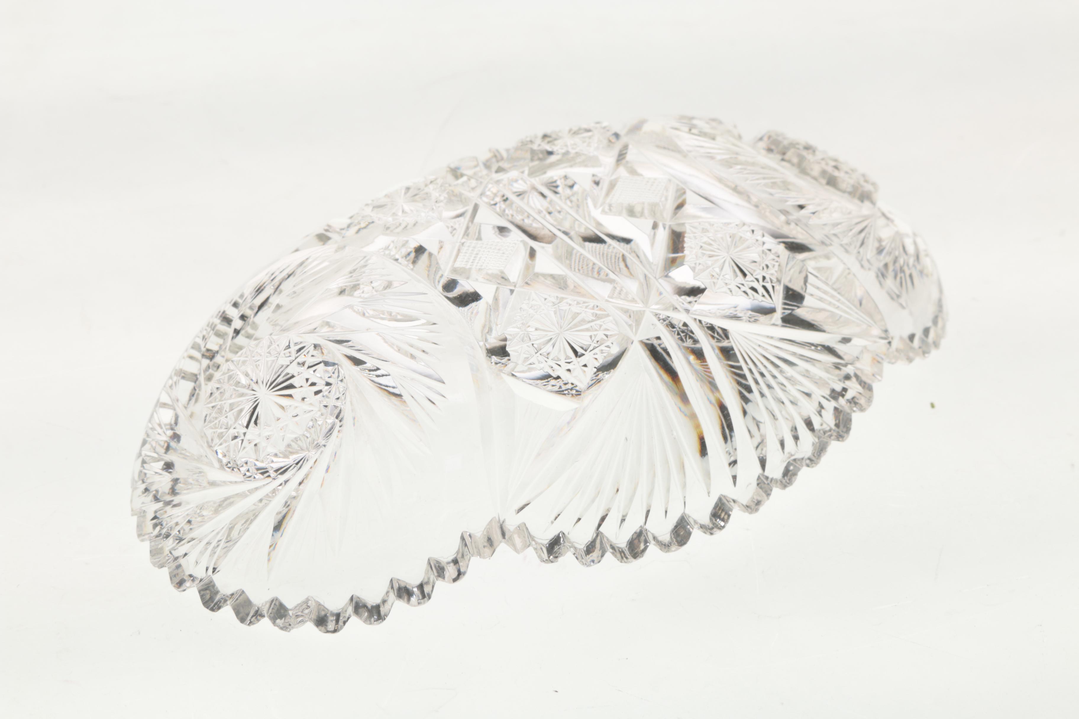 American Brilliant Period Cut Glass Serveware