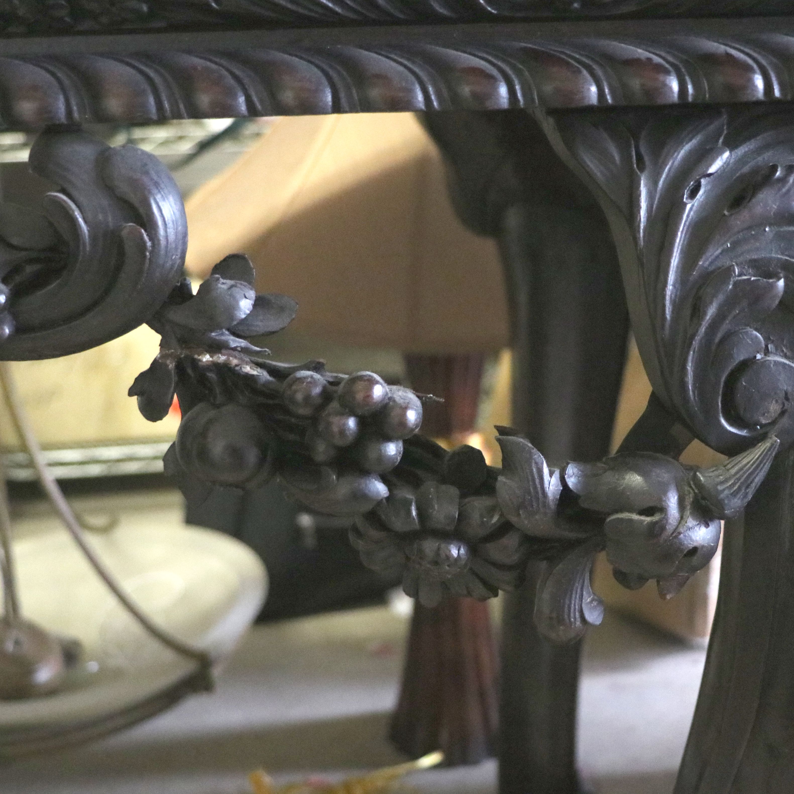 Antique George II Style Pier Table with Marble Top