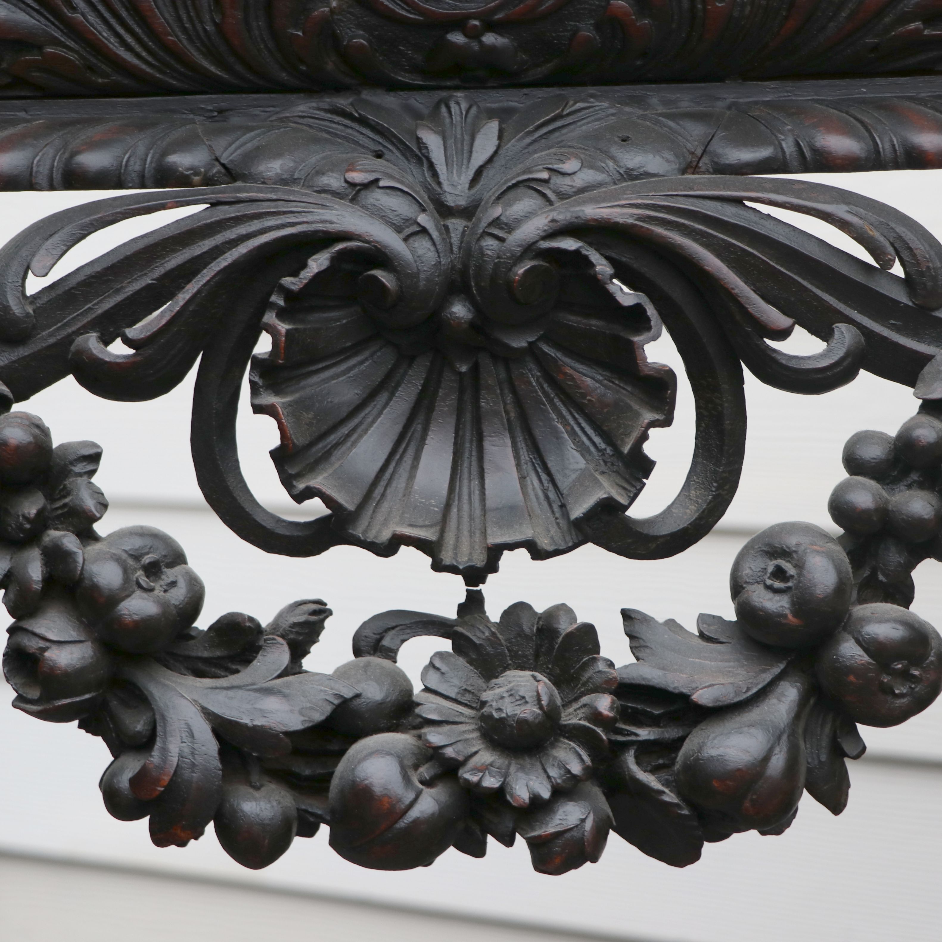 Antique George II Style Pier Table with Marble Top