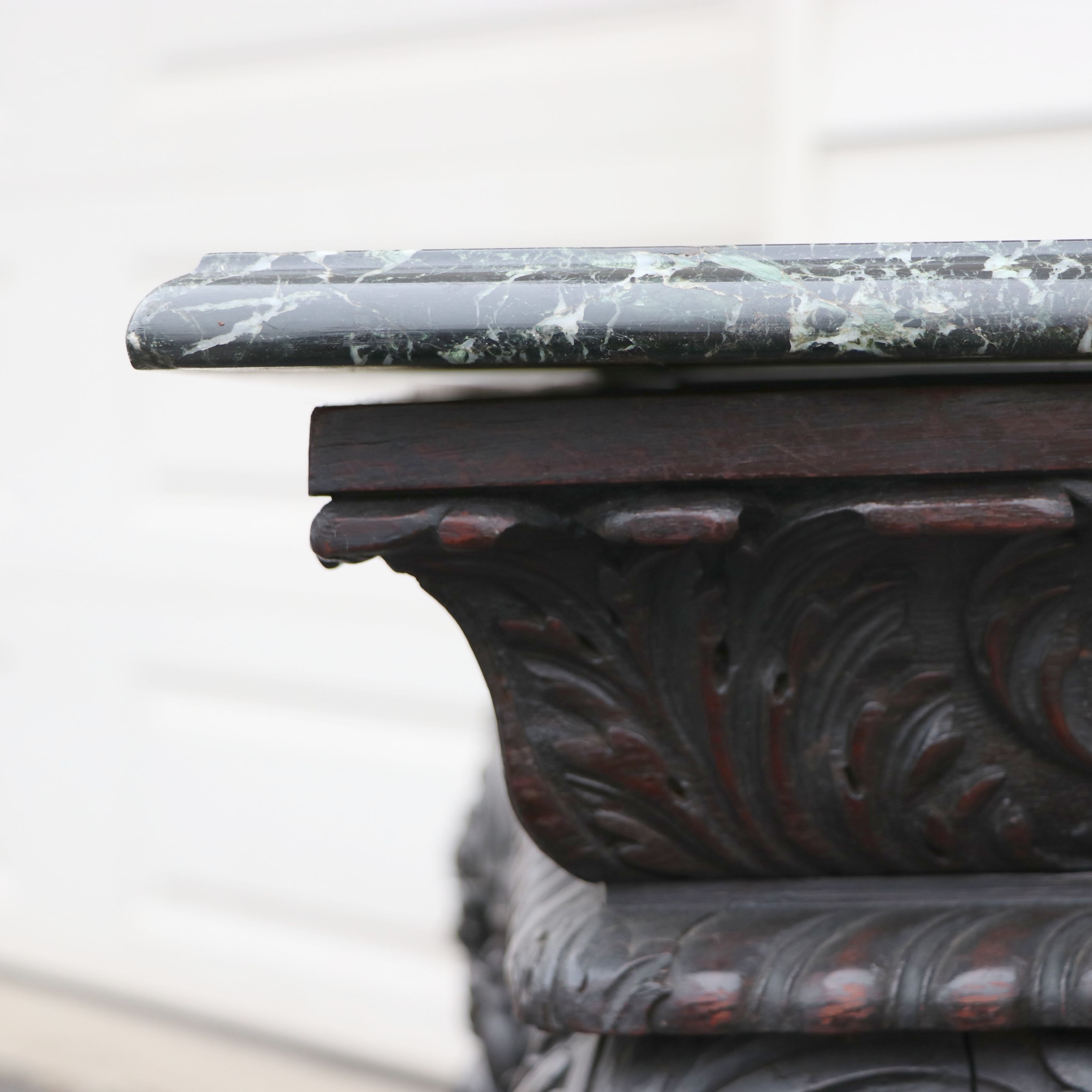 Antique George II Style Pier Table with Marble Top