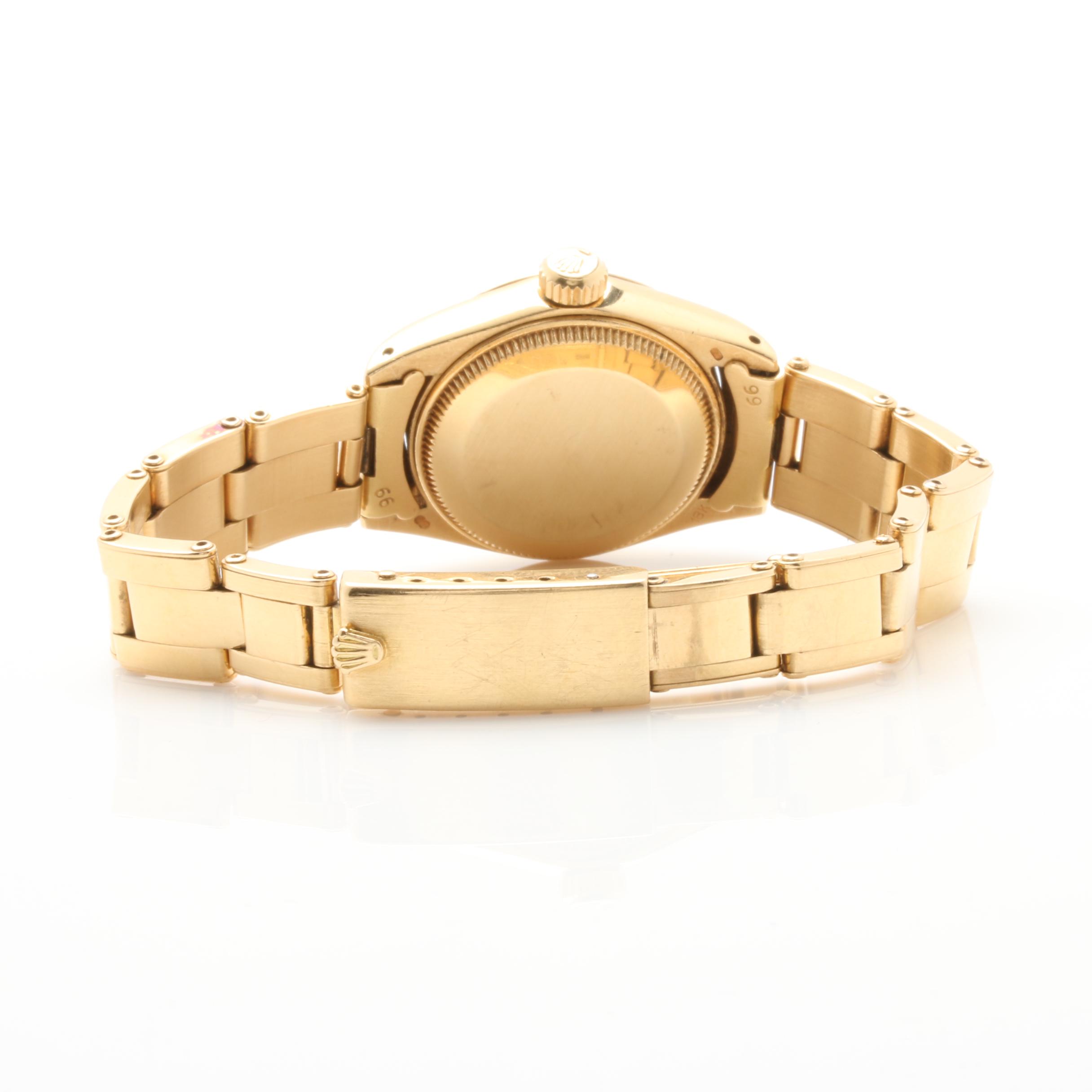 Rolex and Tiffany & Co. 18K Yellow Gold Diamond Presidential Watch