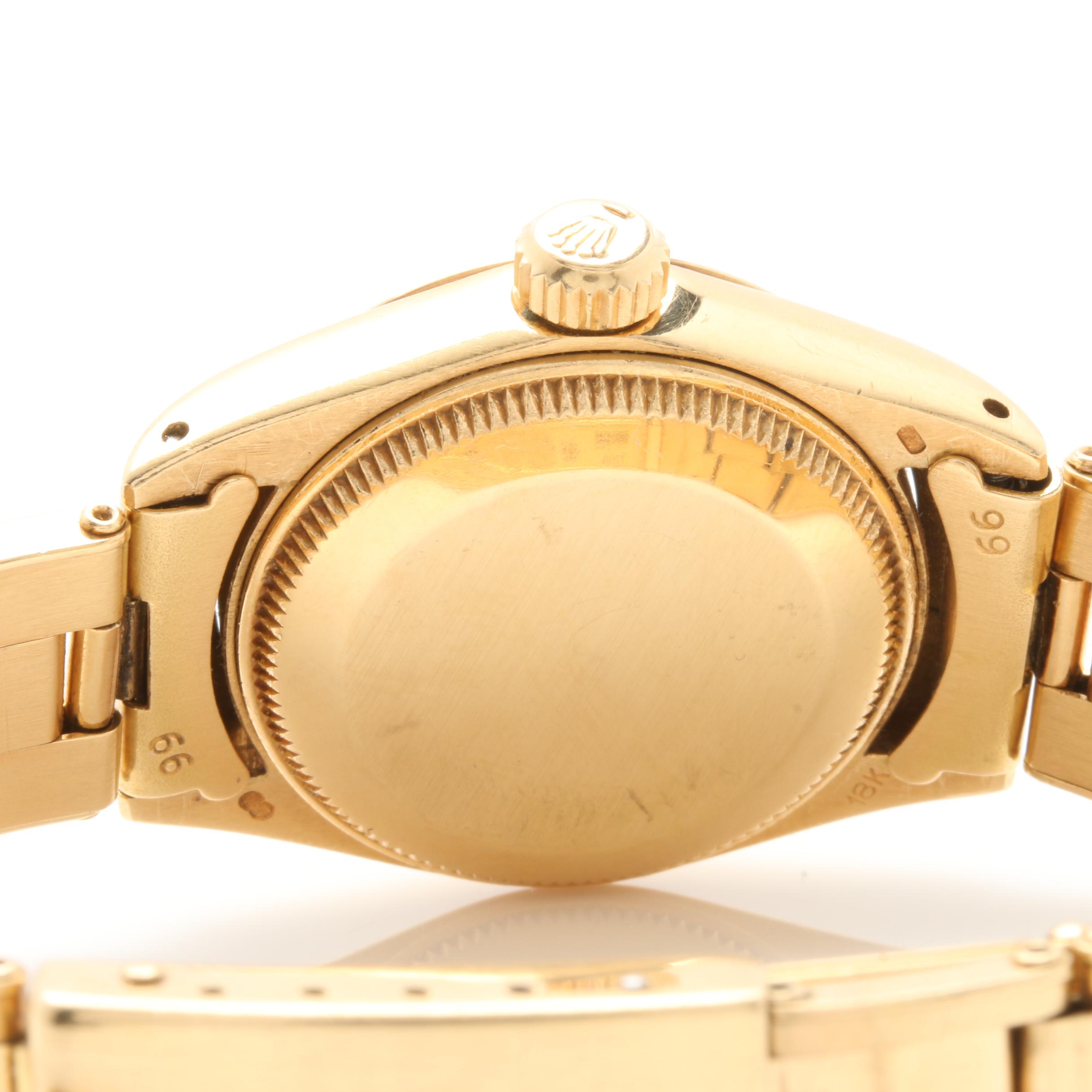 Rolex and Tiffany & Co. 18K Yellow Gold Diamond Presidential Watch