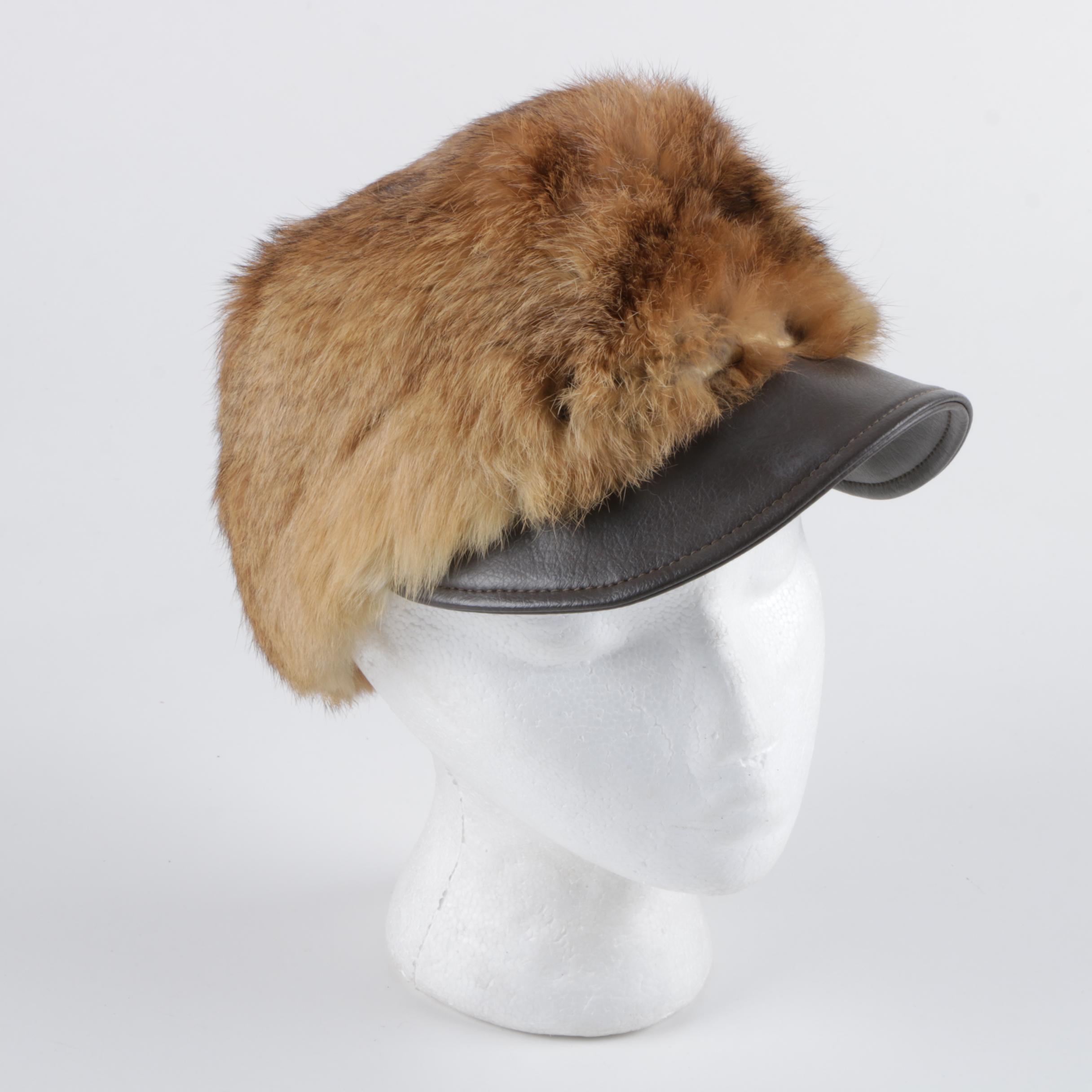 Vintage Rabbit Fur Hat
