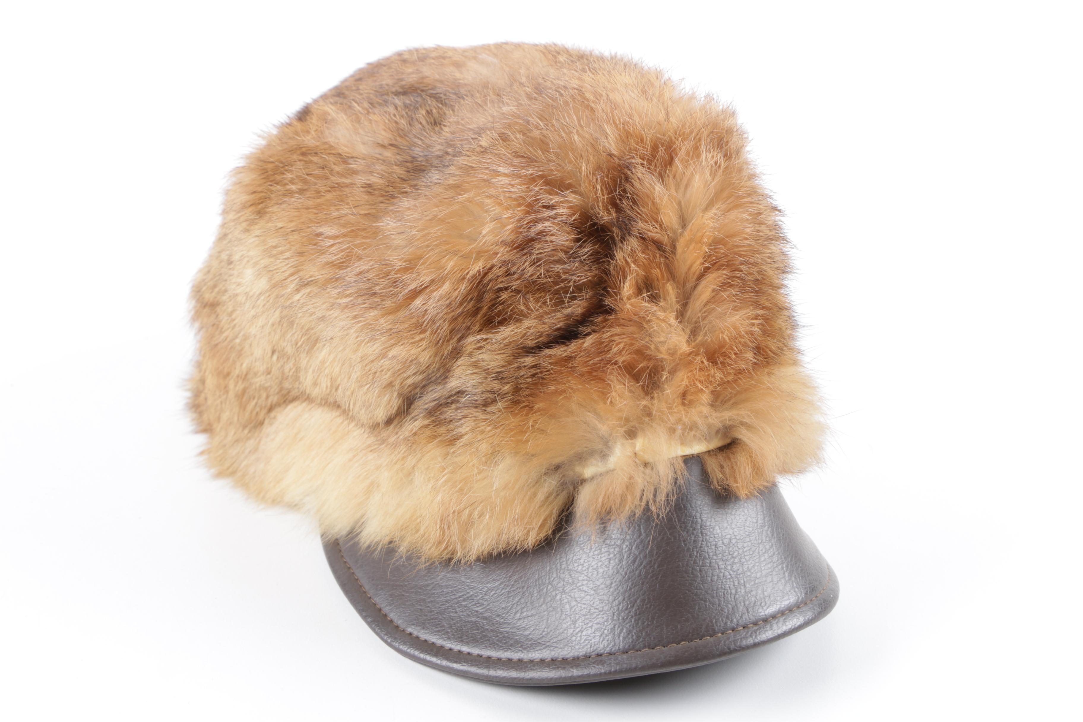 Vintage Rabbit Fur Hat
