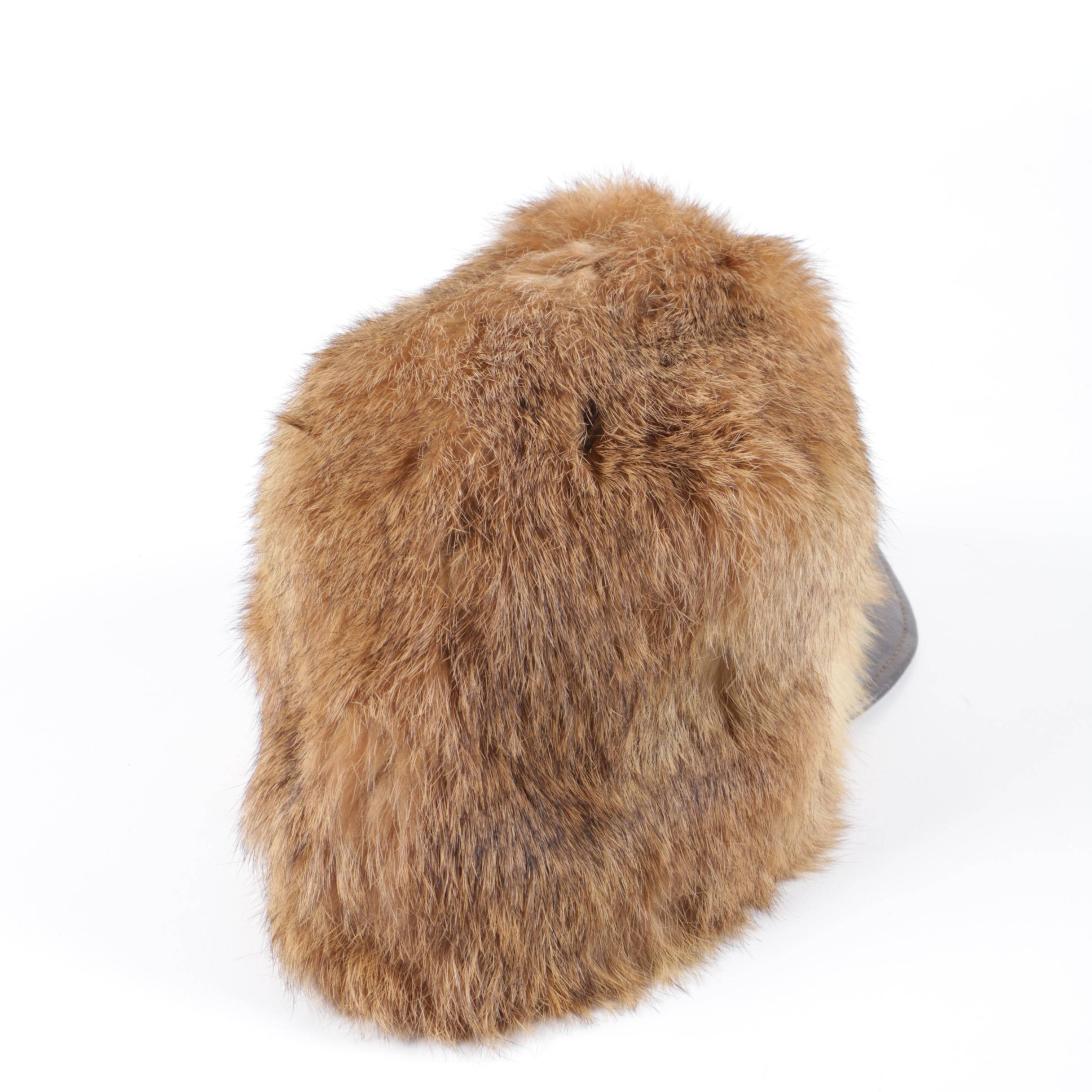 Vintage Rabbit Fur Hat