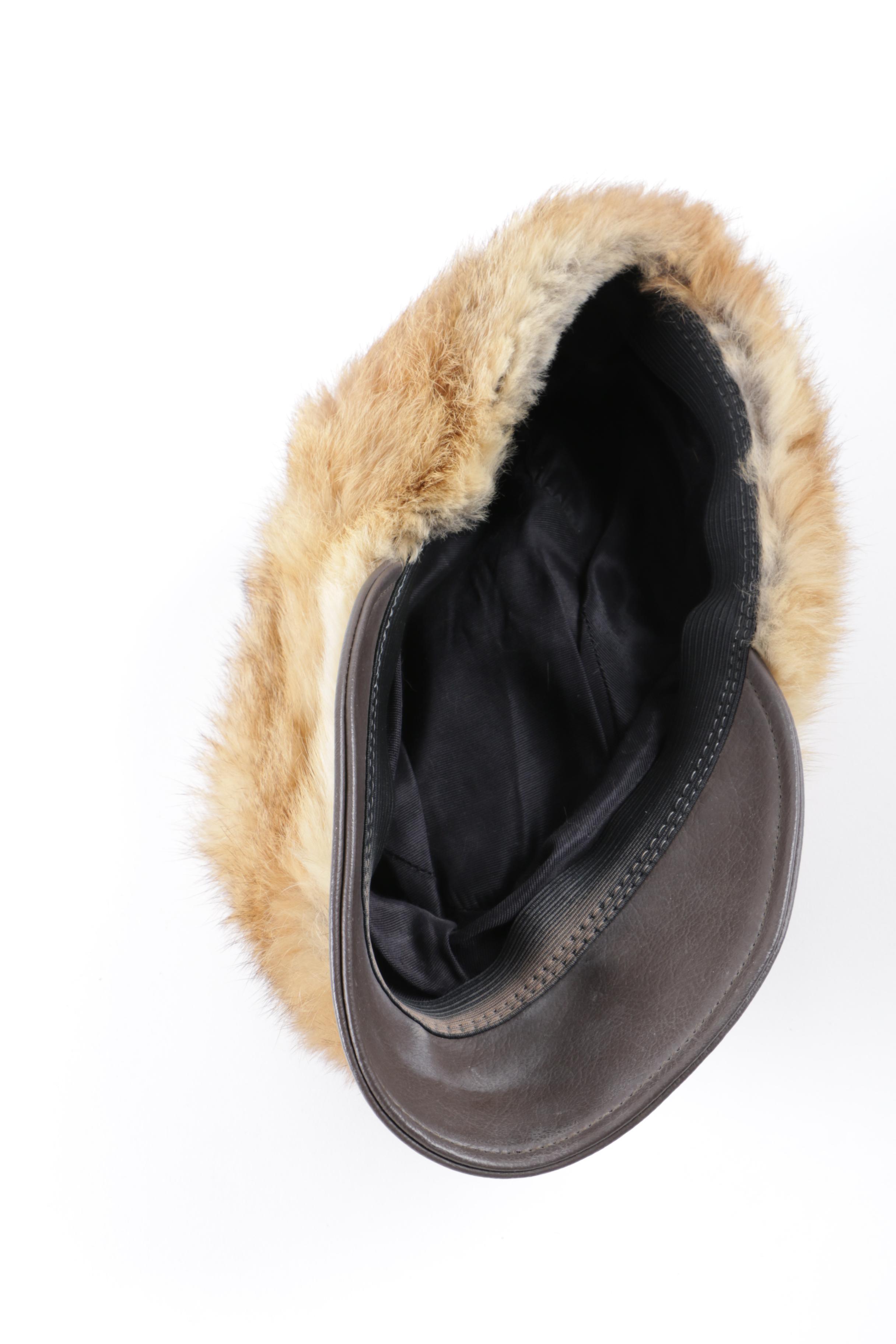 Vintage Rabbit Fur Hat
