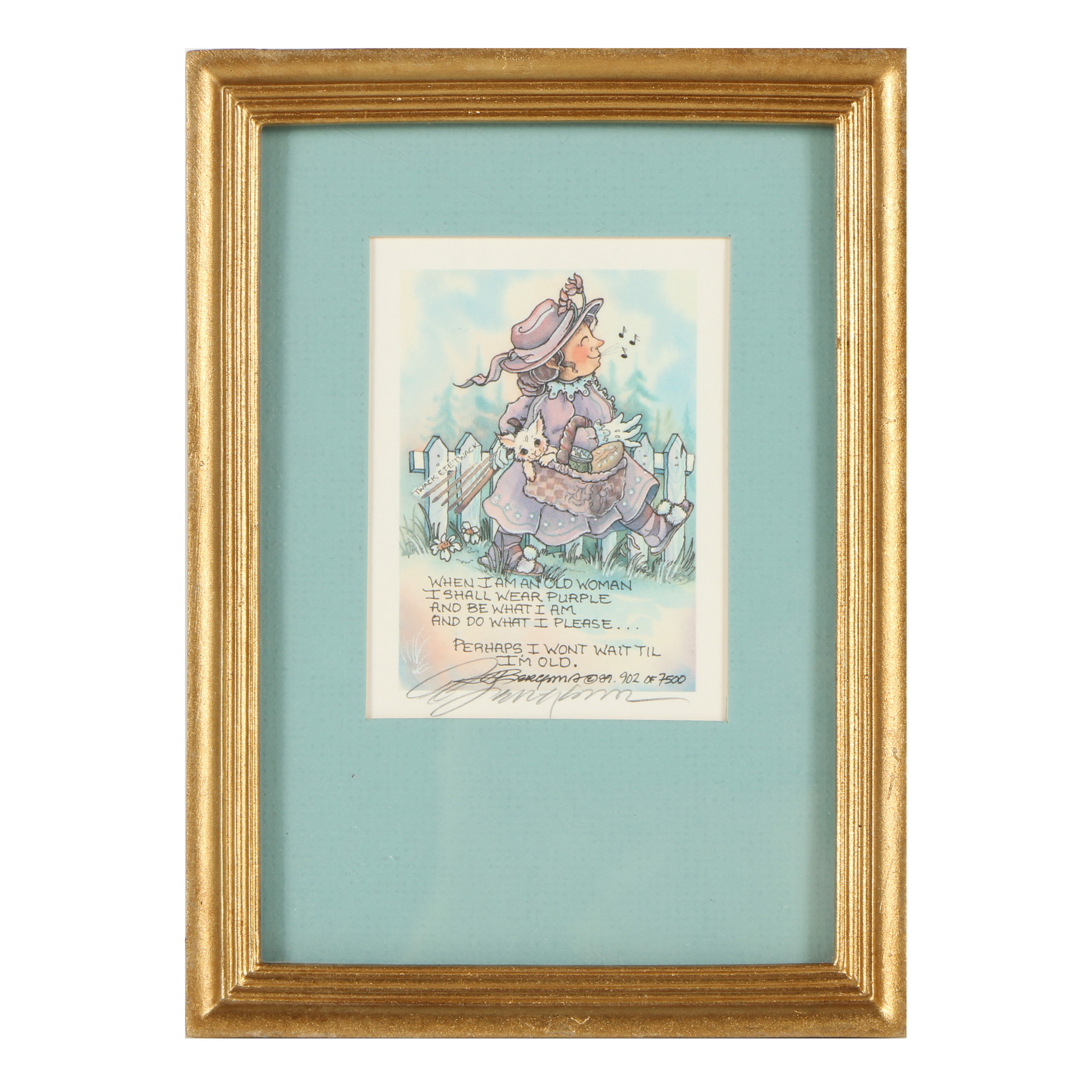 1989 Offset Lithographic Limited Edition Print