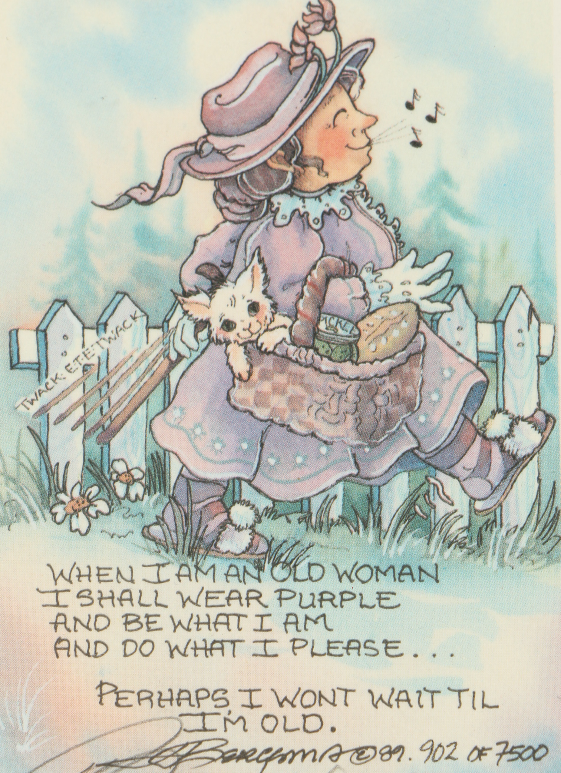 1989 Offset Lithographic Limited Edition Print