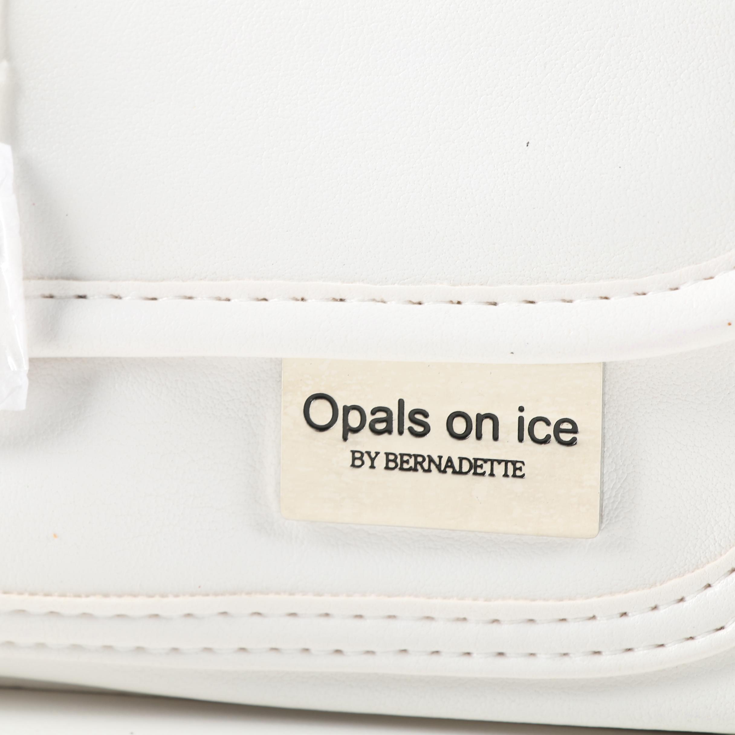 Opals On Ice by Bernadette Glazed Vegan Lambskin Leather Handbags