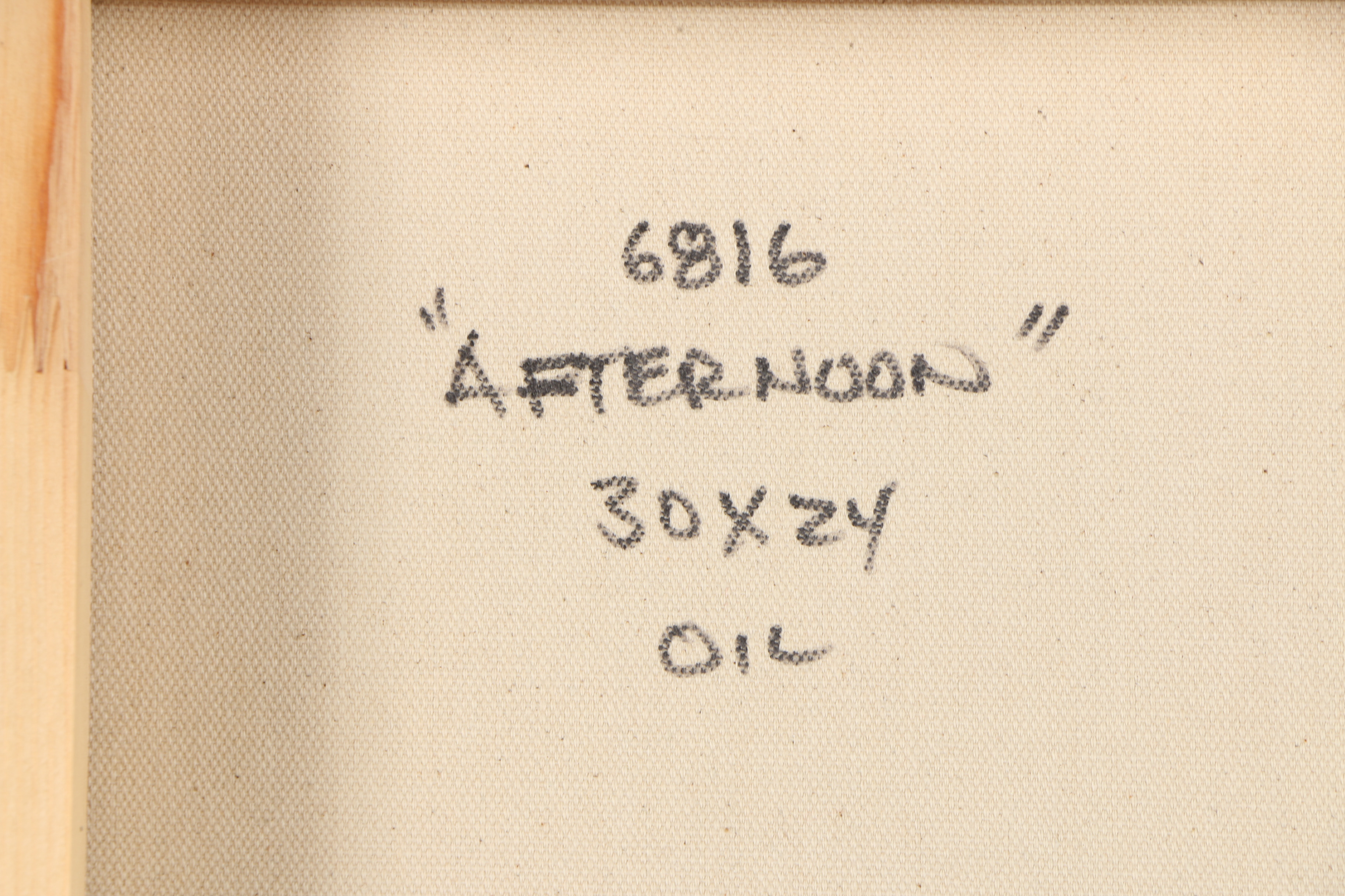 Randy Groden Oil Painting "Afternoon"