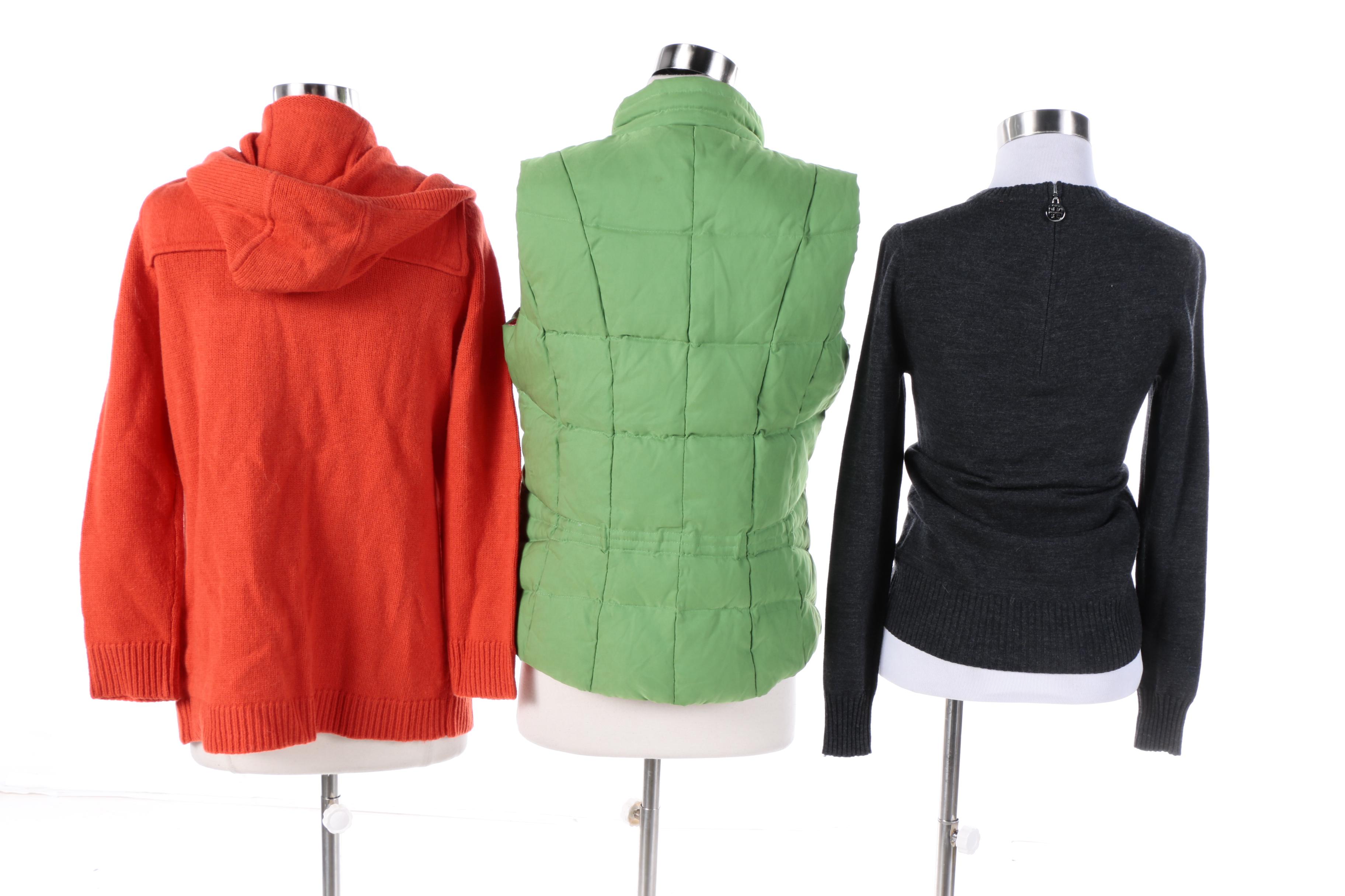 Women's Sweaters and Vest including Lilly Pulitzer and Tory Burch