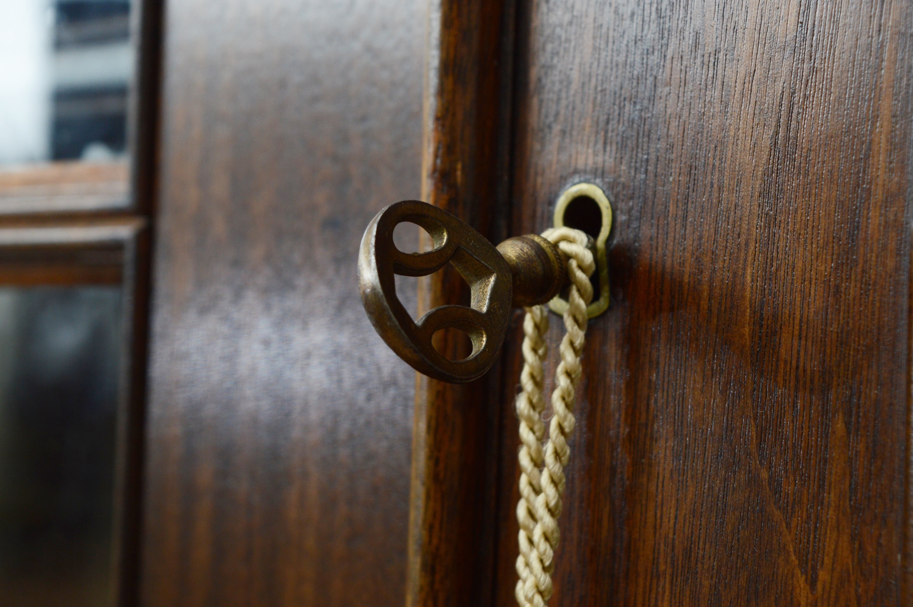 Antique Victorian Secretary Bookcase, in Walnut and Rosewood