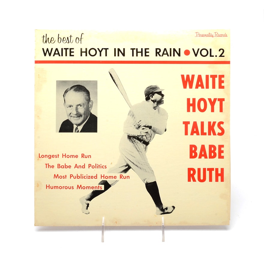 Waite Hoyt "Talks Babe Ruth" Vinyl Record