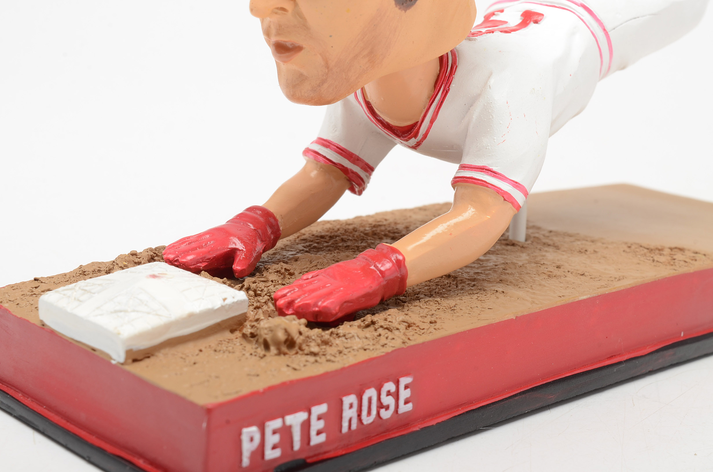 Pete Rose "Sliding Head First" Bobble Head Doll In Box