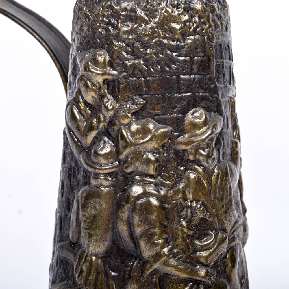 Hand-Embossed Brass Decor