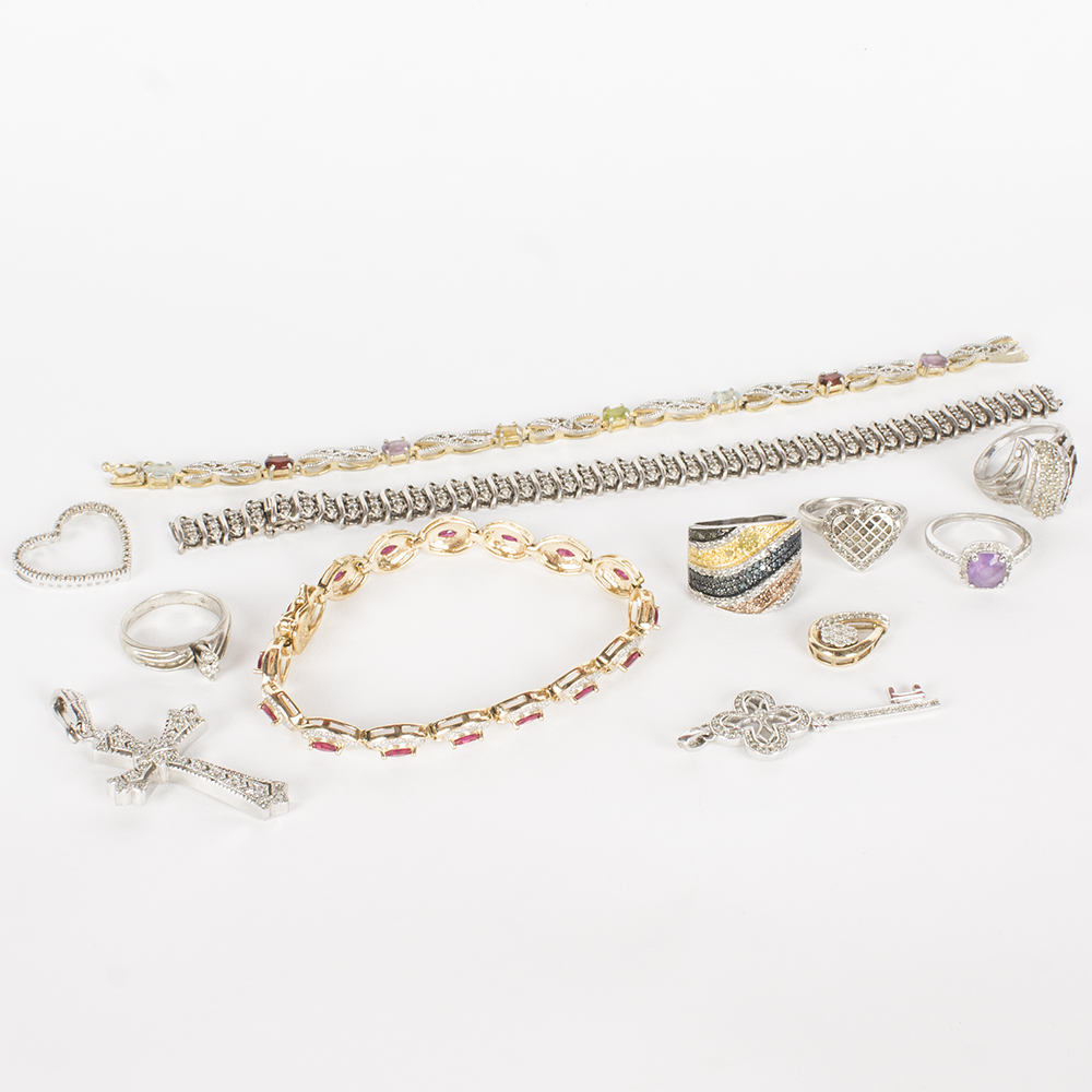 Sterling Silver and Gemstone Jewelry Collection