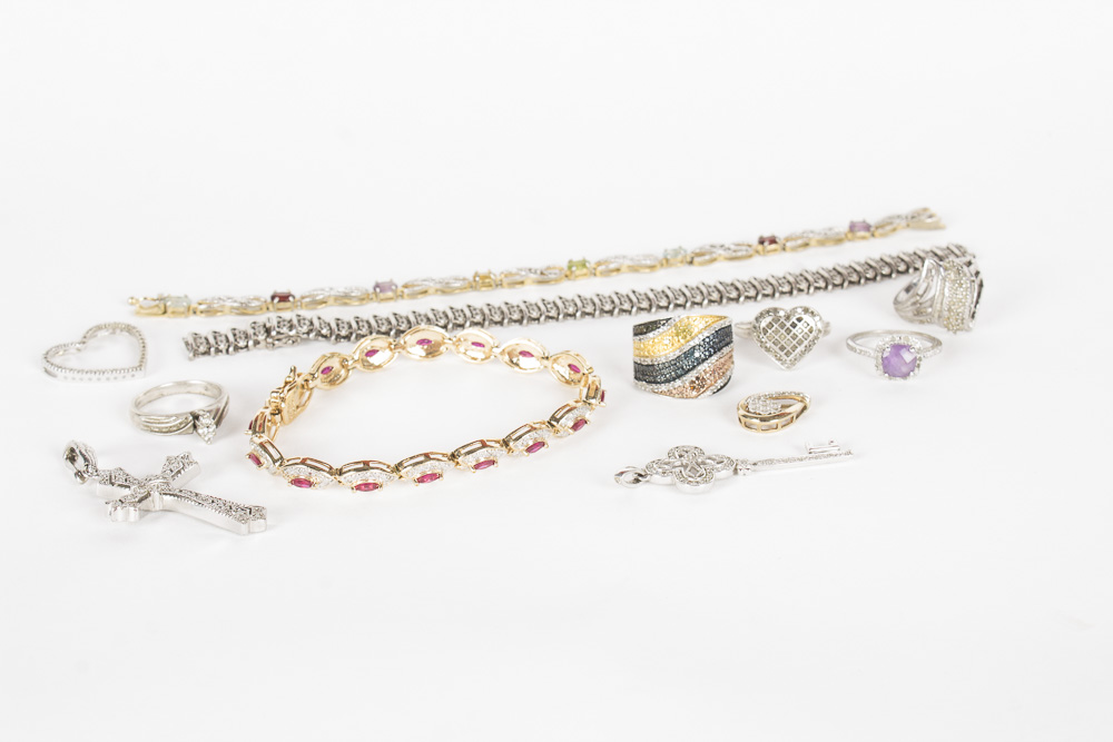 Sterling Silver and Gemstone Jewelry Collection