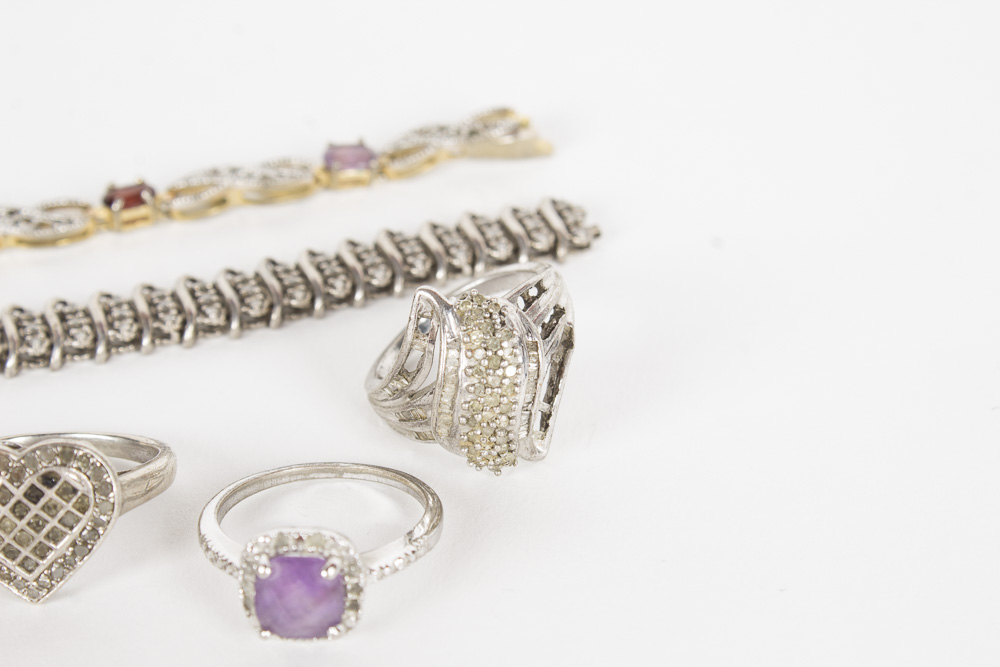 Sterling Silver and Gemstone Jewelry Collection