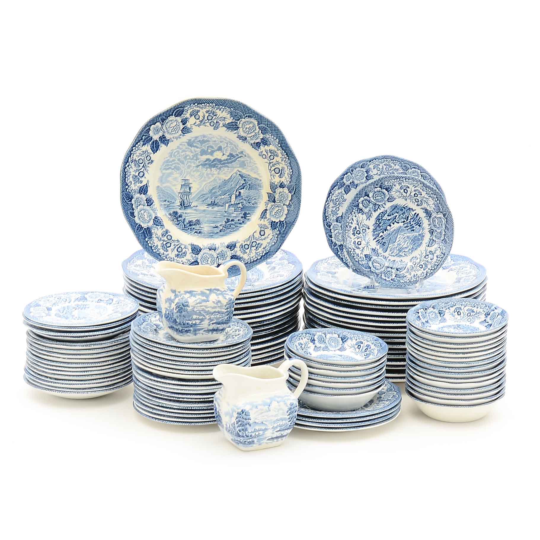 Royal Warwick "Lochs of Scotland" Dinner Service