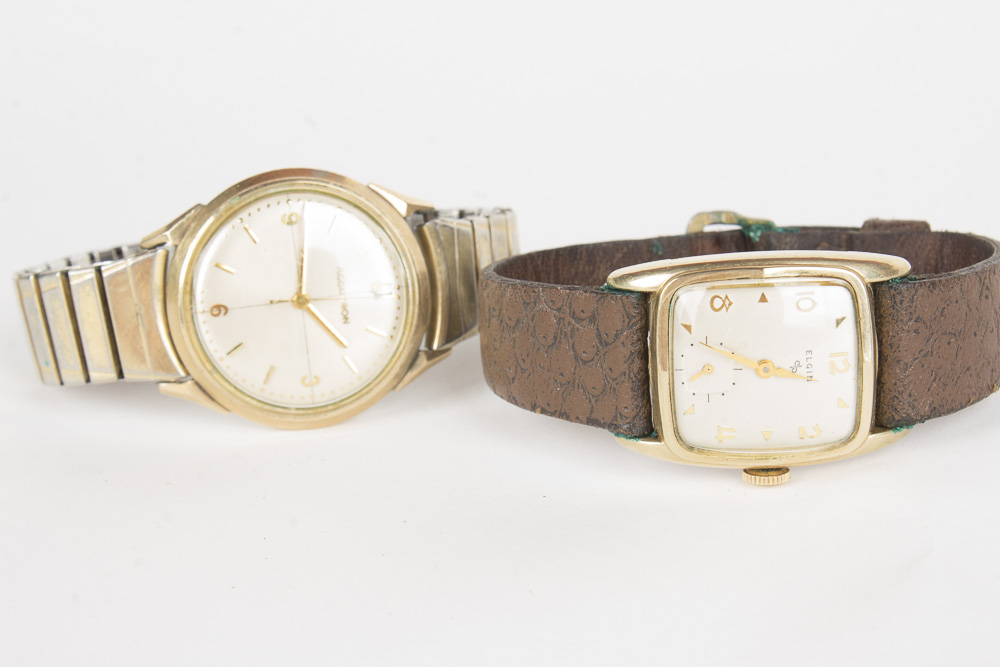 Elgin and Bulova Accutron Watches